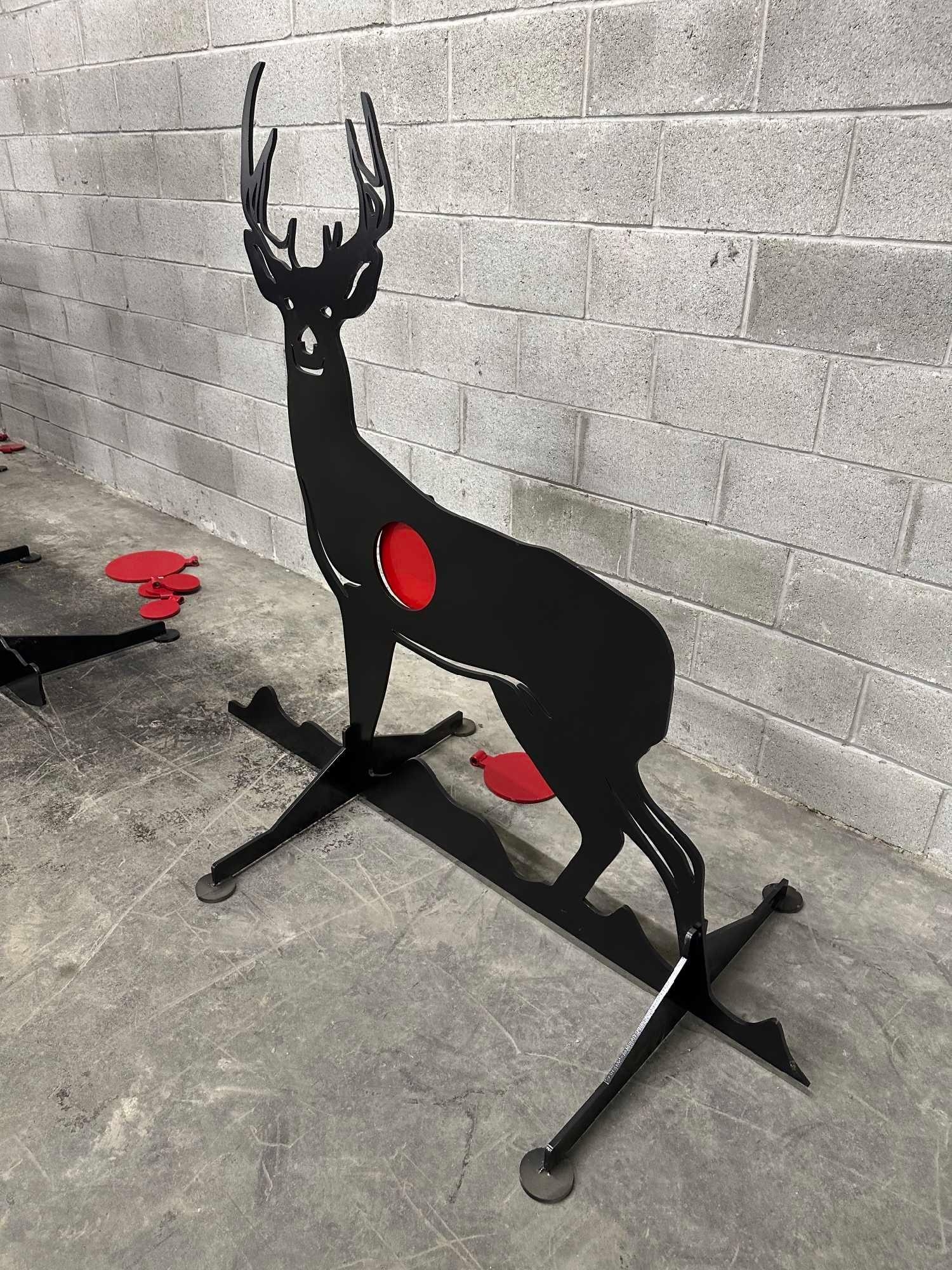 UNUSED WHITETAIL DEERE BUCK AR500 3/8" STEEL (A58376)