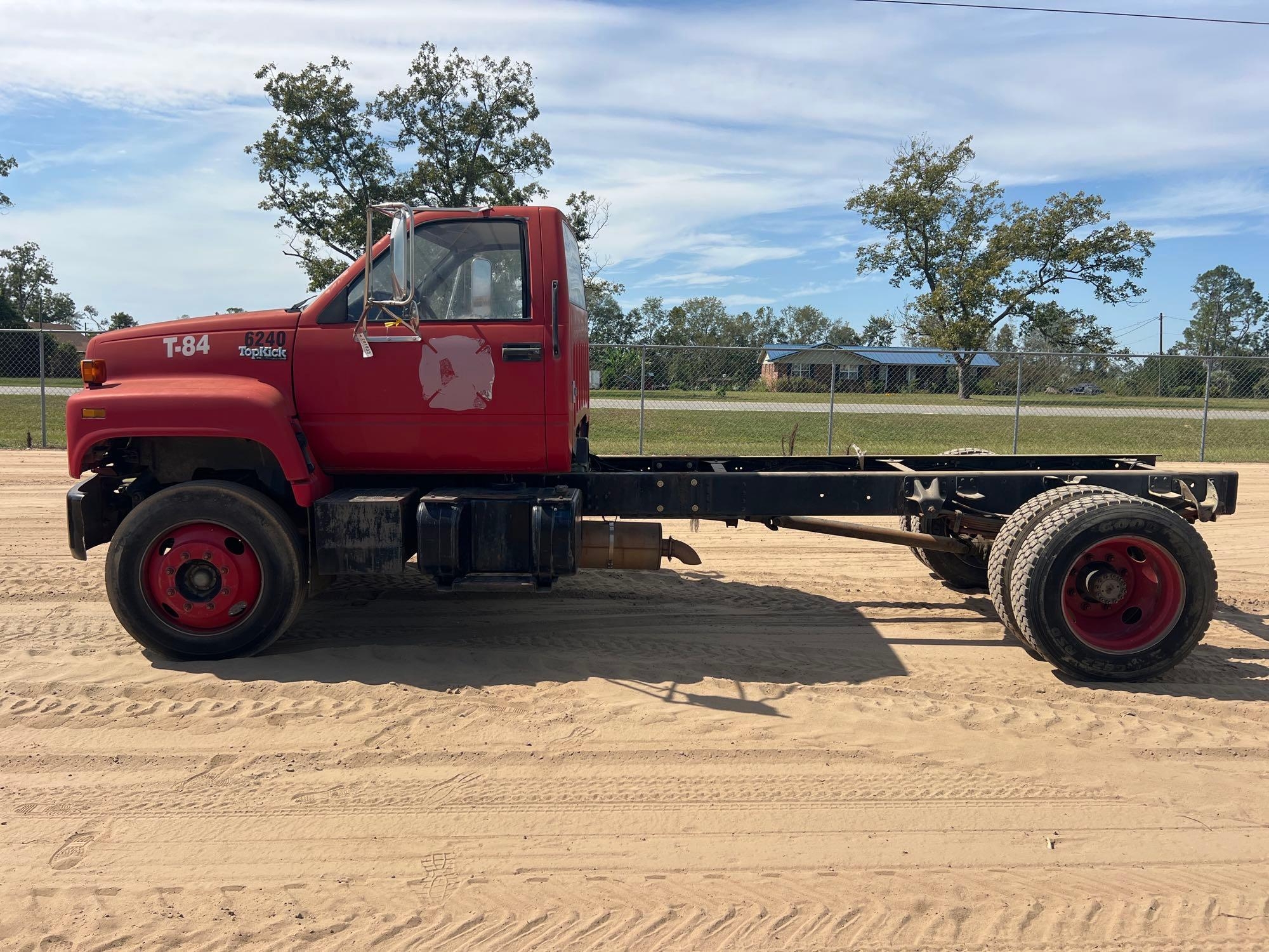 1991 GMC TOPKICK CHASSIS TRUCK (A54756)