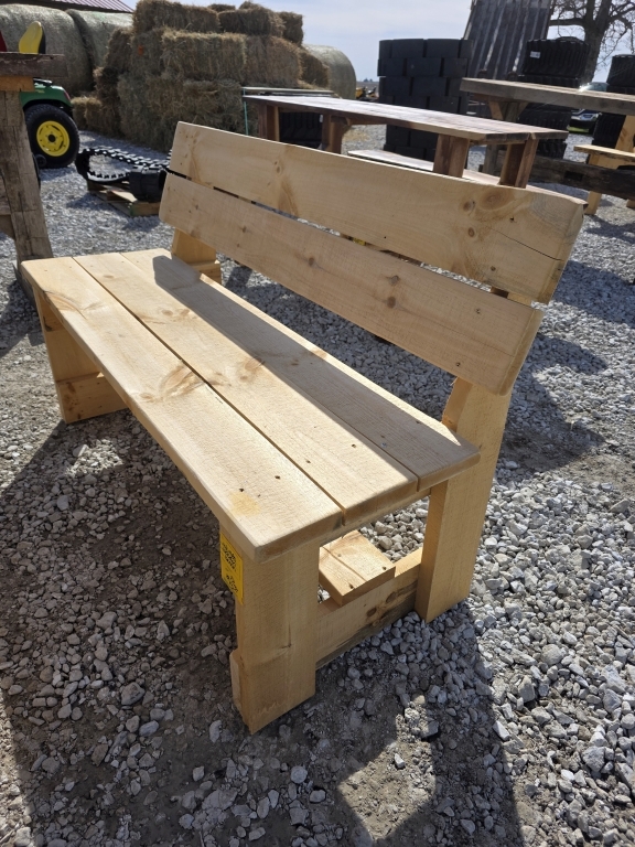 Pine Rustic Bench (A66408)