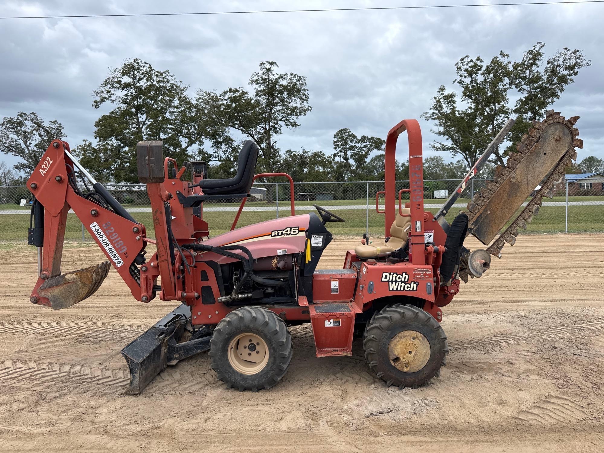 DITCH WITCH RT45 RIDE ON TRENCHER (A52705)