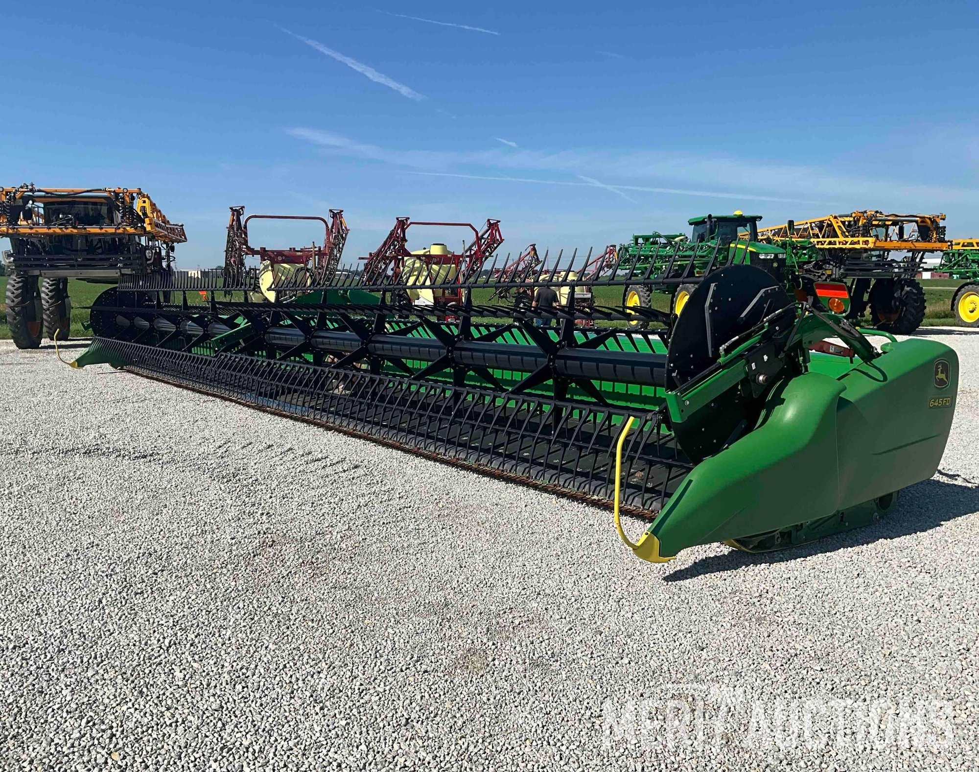 2018 John Deere 645FD flex draper (A50657)
