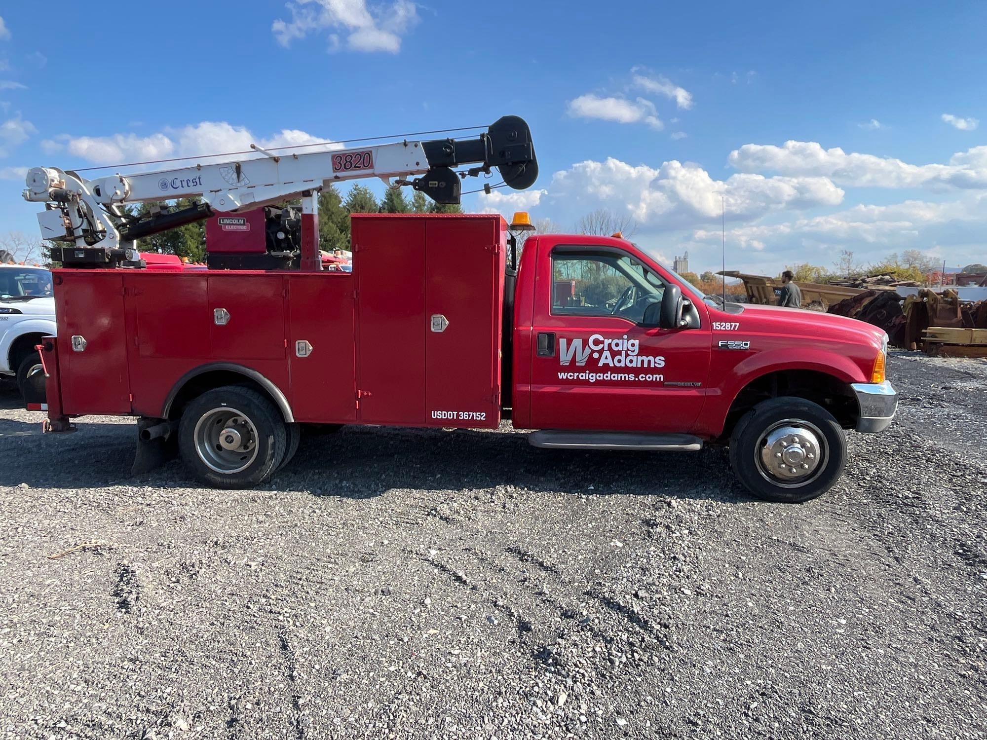 2000 FORD F550 SUPER DUTY SERVICE TRUCK (A60430)