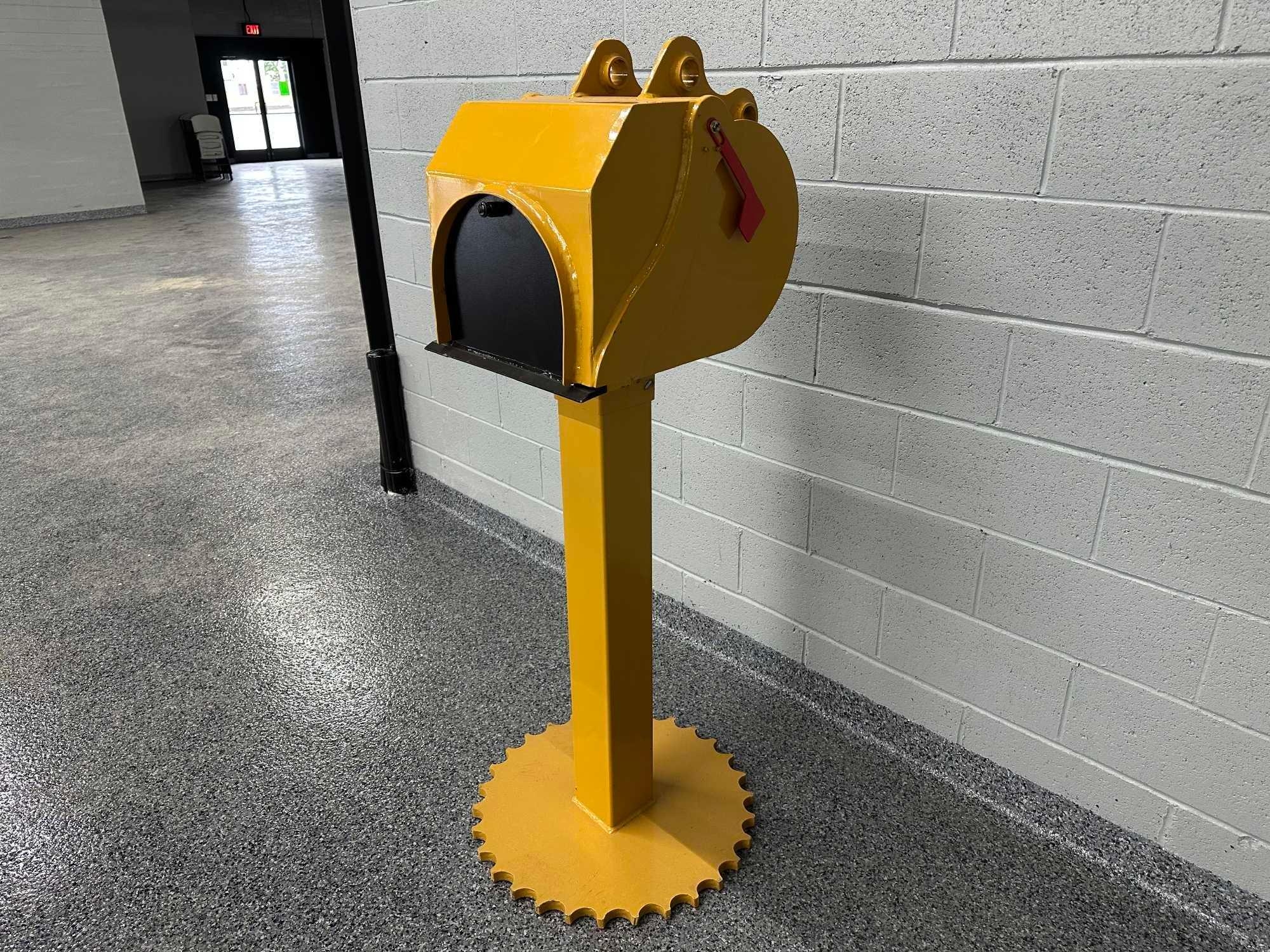 UNUSED STEEL MAIL BOX-EXCAVATOR BUCKET (A58376)