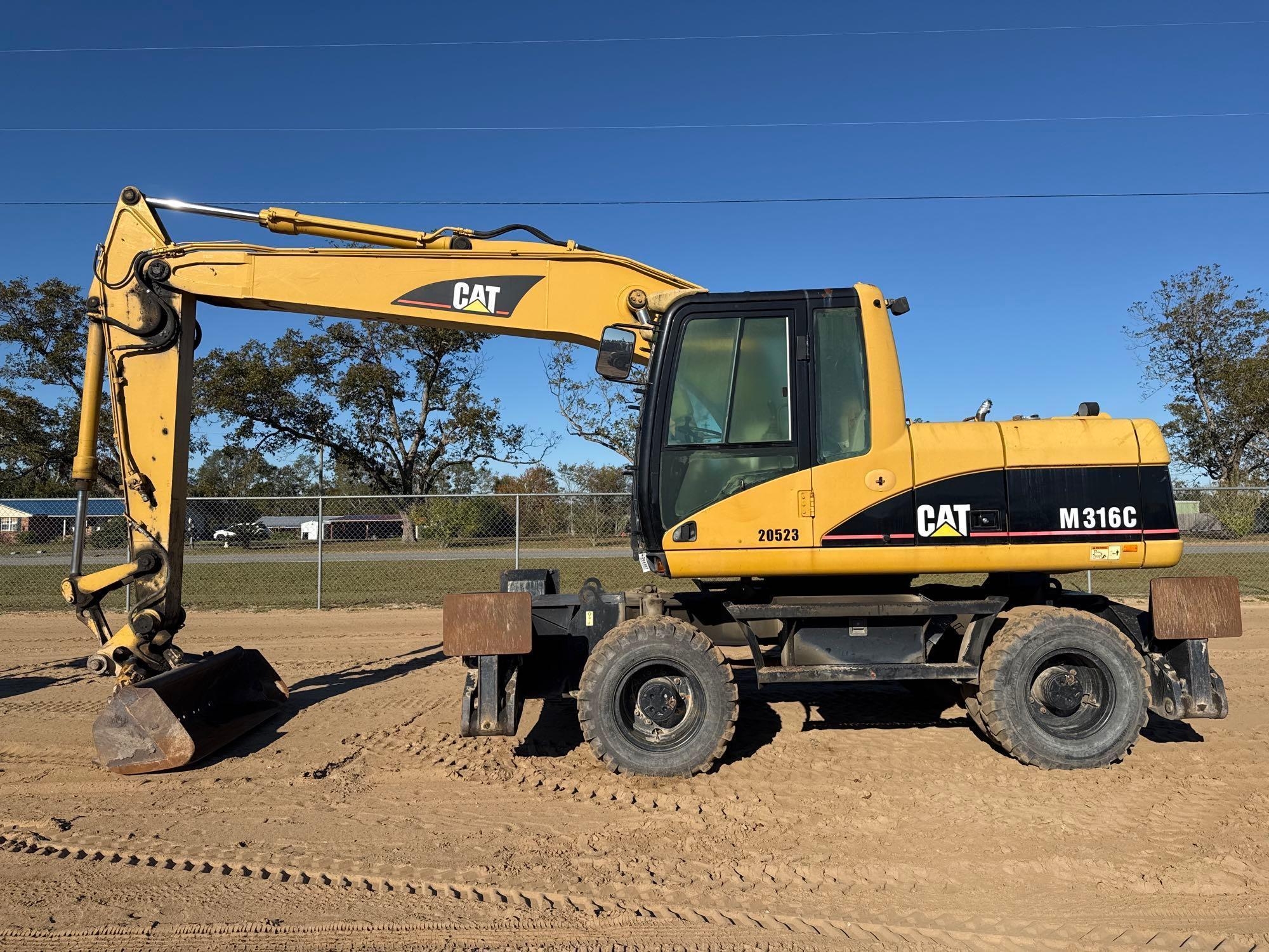 CATERPILLAR M316C MOBILE EXCAVATOR (A52707)