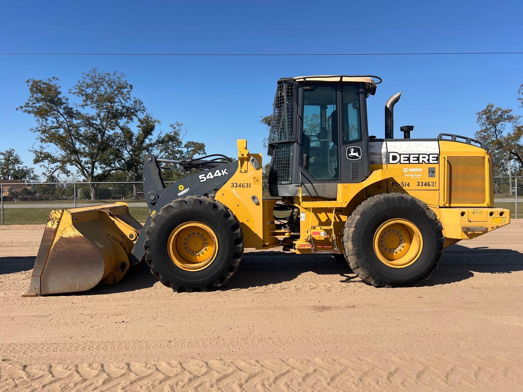 2011 JOHN DEERE 544K WHEEL LOADER (A52707)
