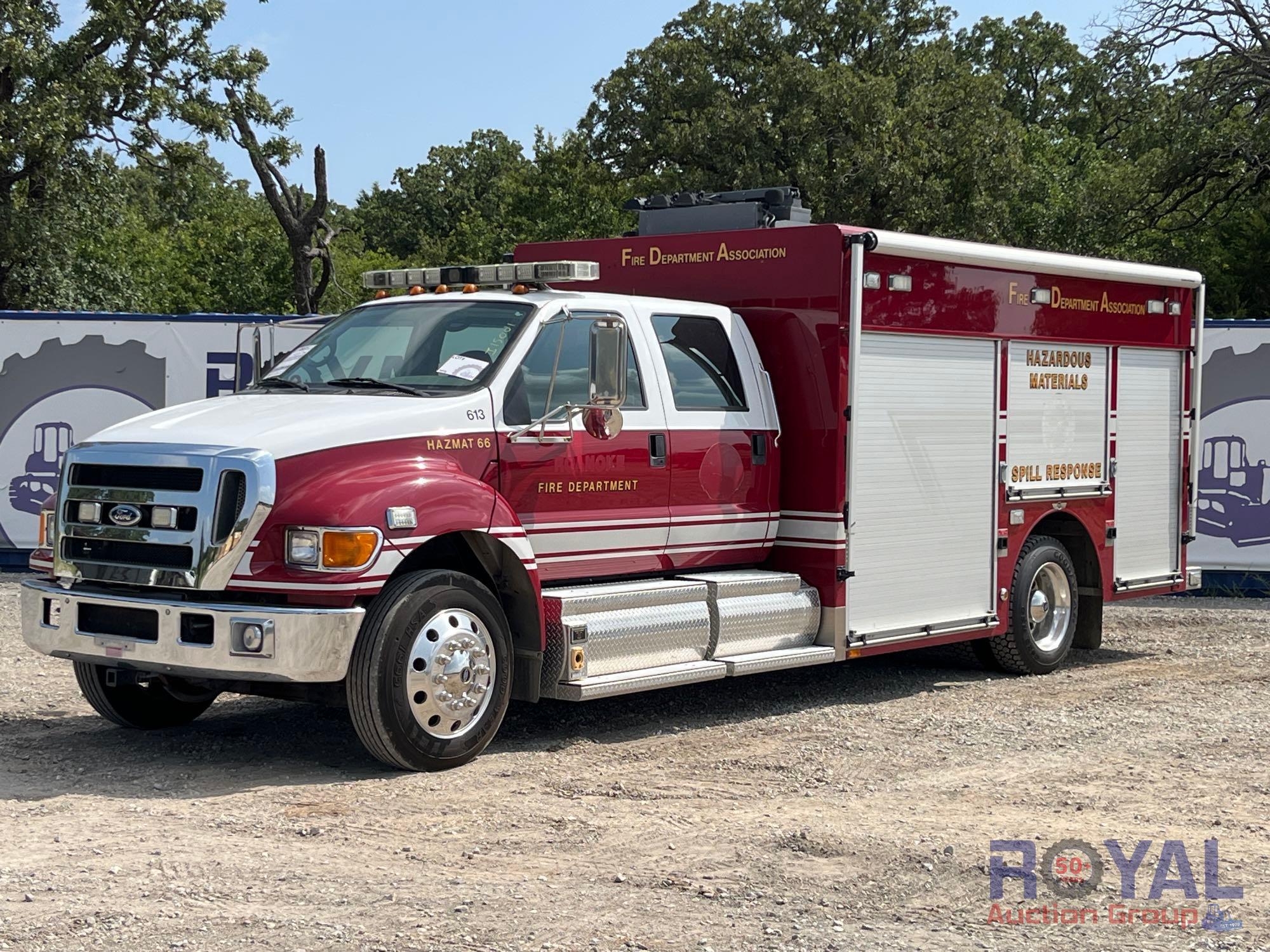 2005 Ford F650 SVI Crew Cab Fire Truck (A49461)