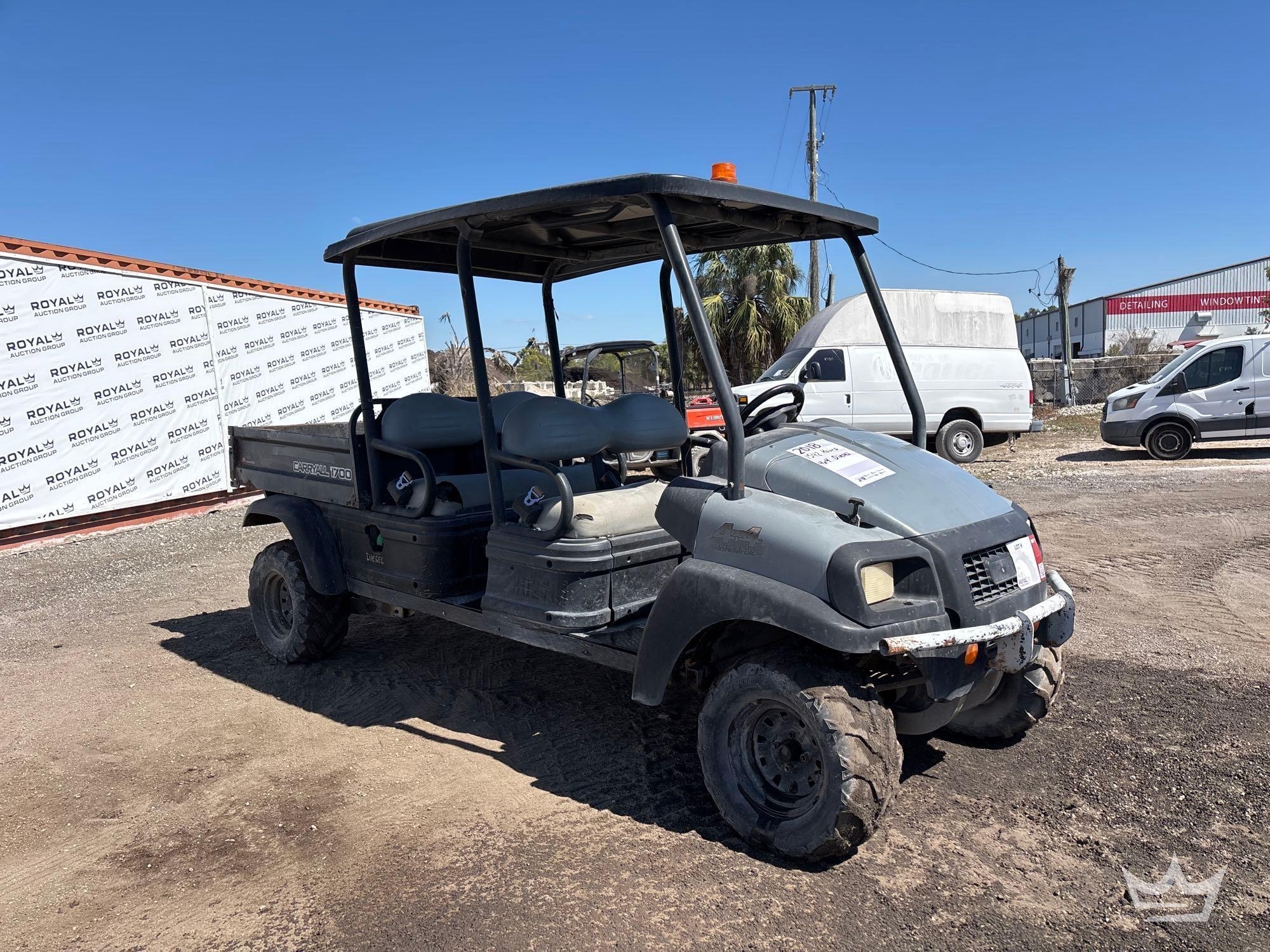 2018 Club Car Carryall 1700 4x4 Utility Cart (A61572)
