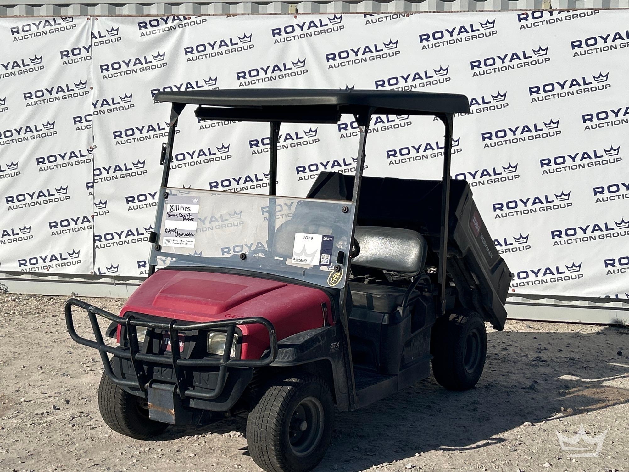 2019 Toro Workman GTX Electric Utility Cart (A59228)