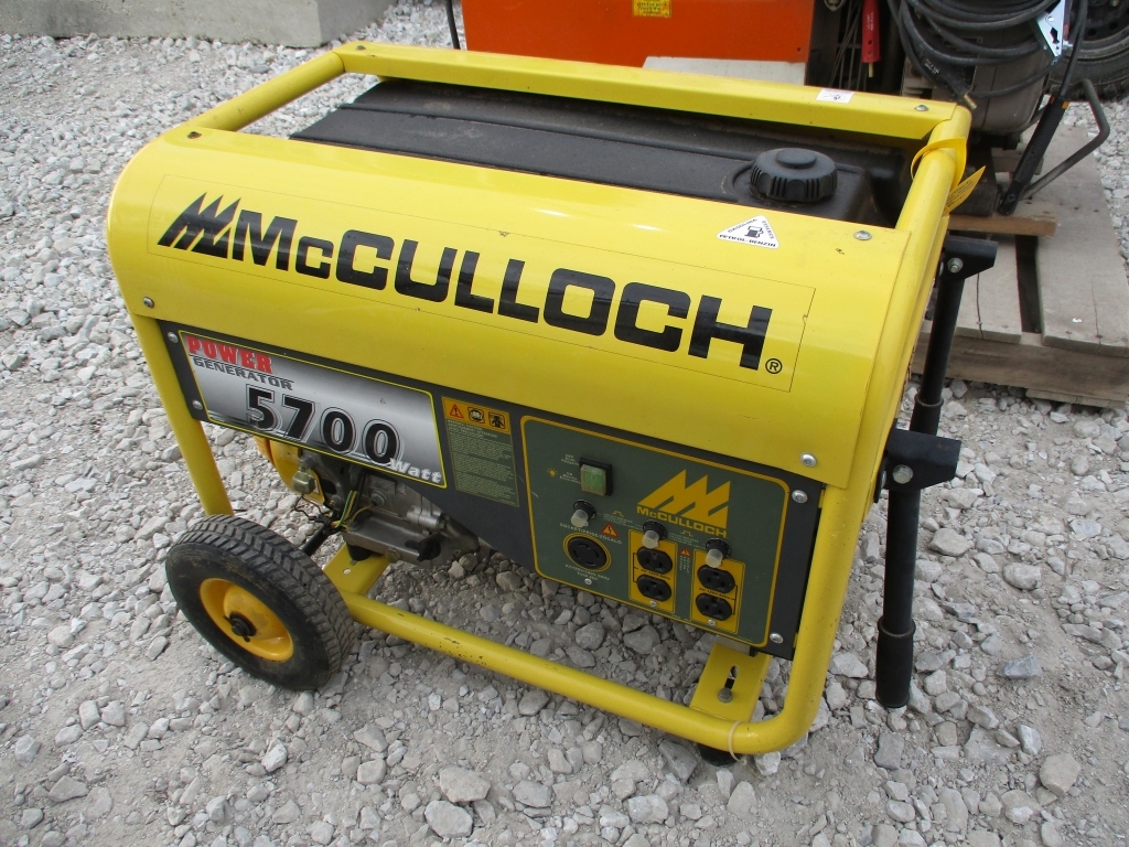 McCulloch 5700 watt Generator (A66408)