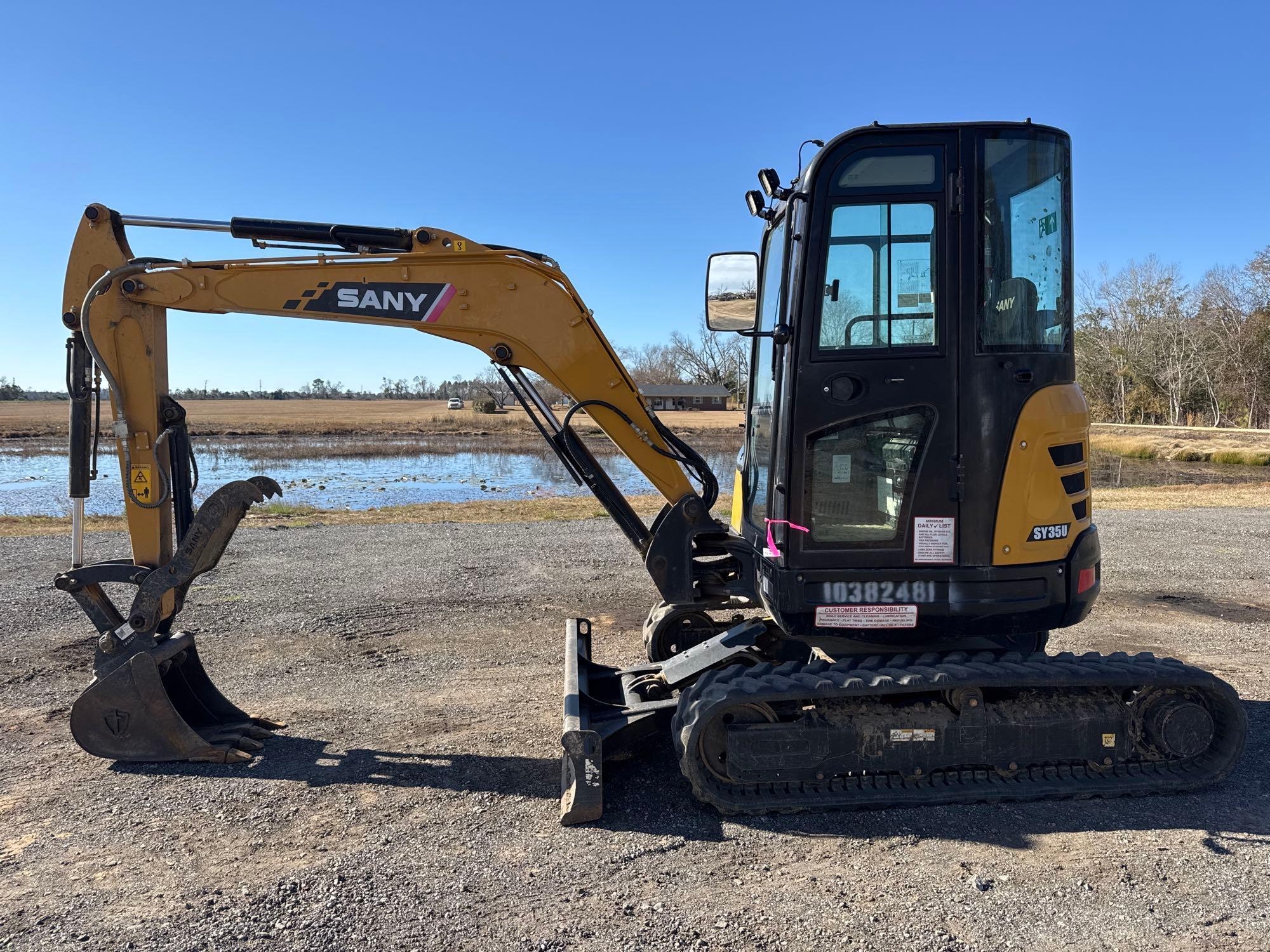 SANY SY35U EXCAVATOR (A59823)