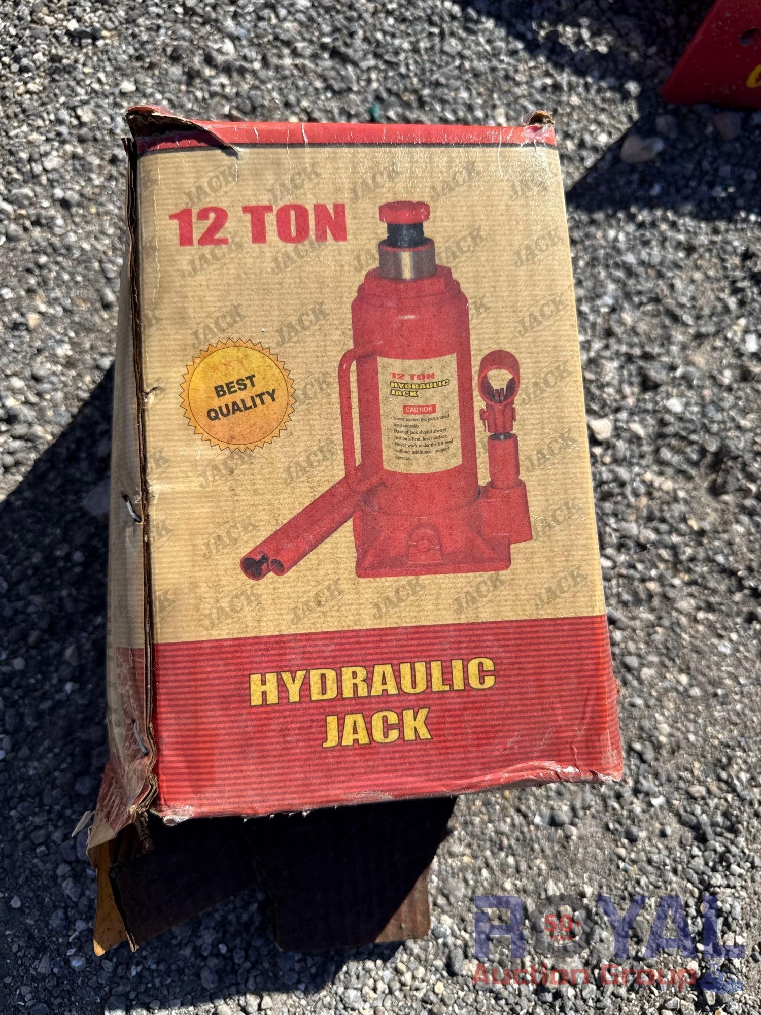 12Ton Hydraulic Bottle Jack (A55787)