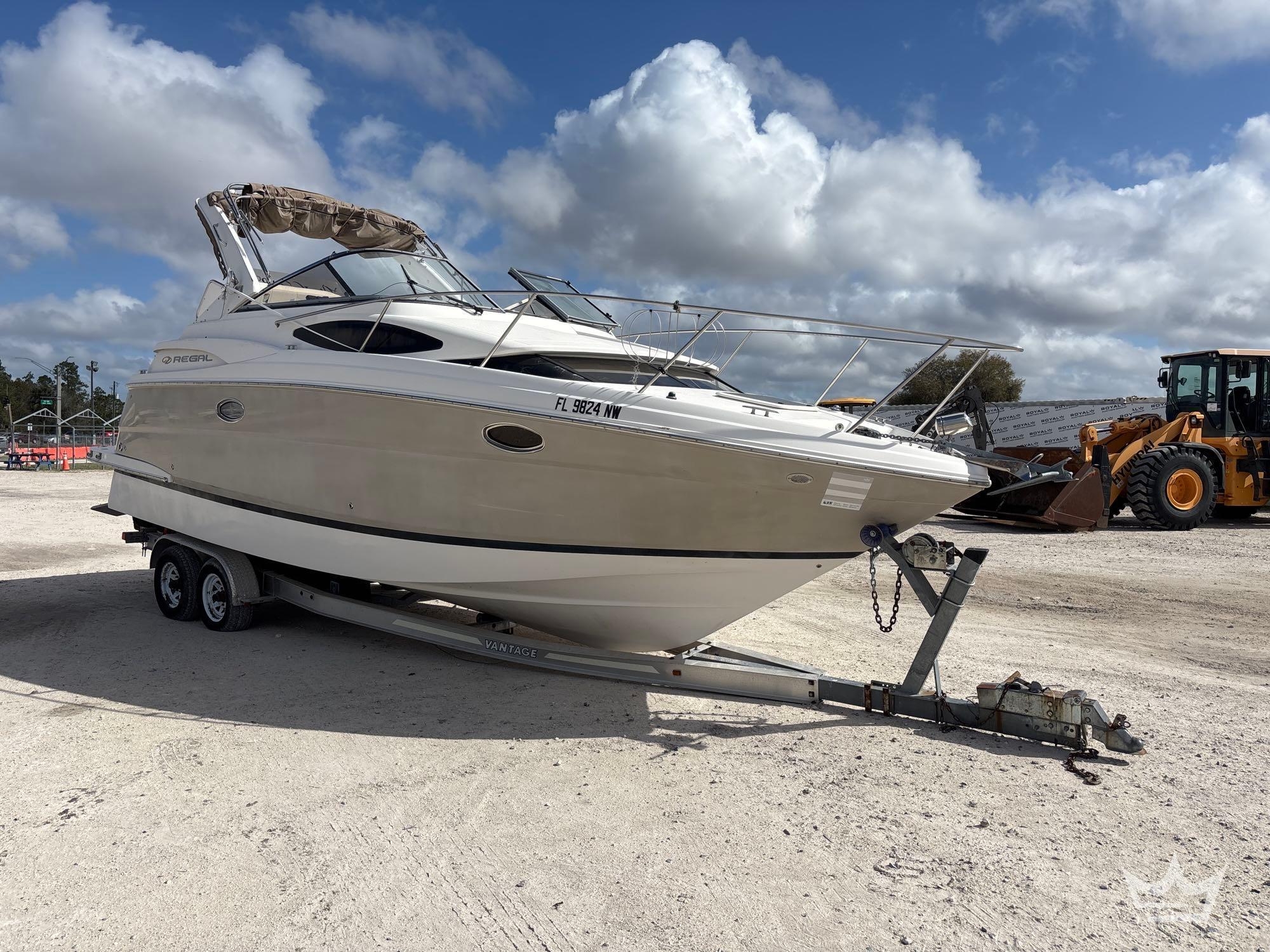 2007 30ft. Regal 30 Express Cruiser Boat with 2010 Vantage T/A 33 Ft. Trailer (A64557)