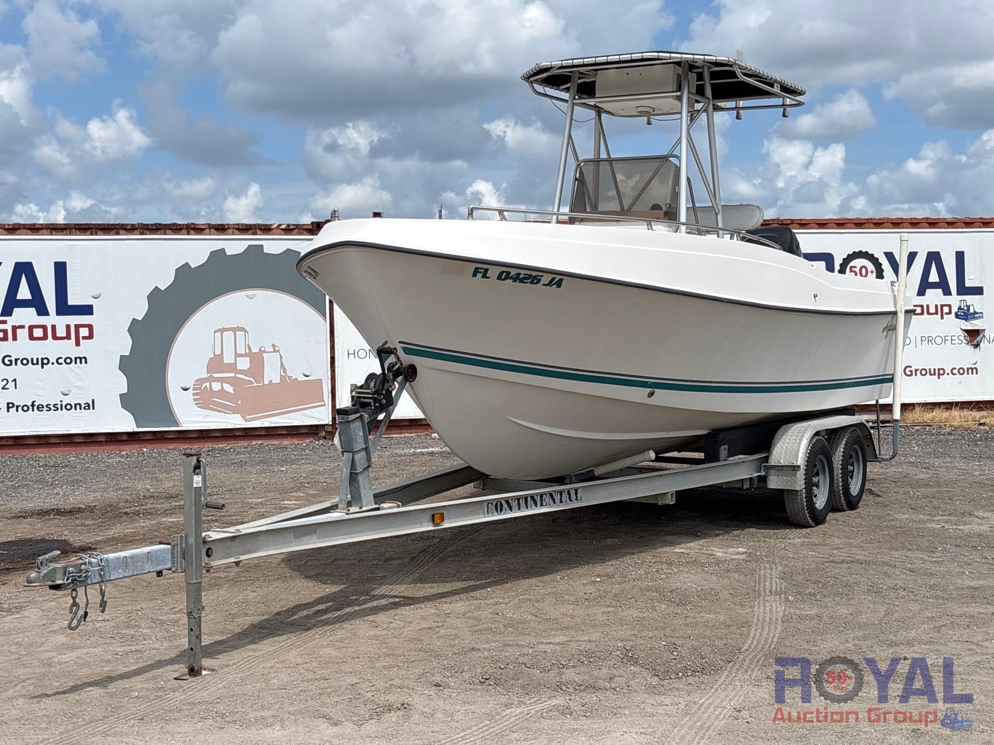 1994 Aquasport Division boat with trailer (A55758)