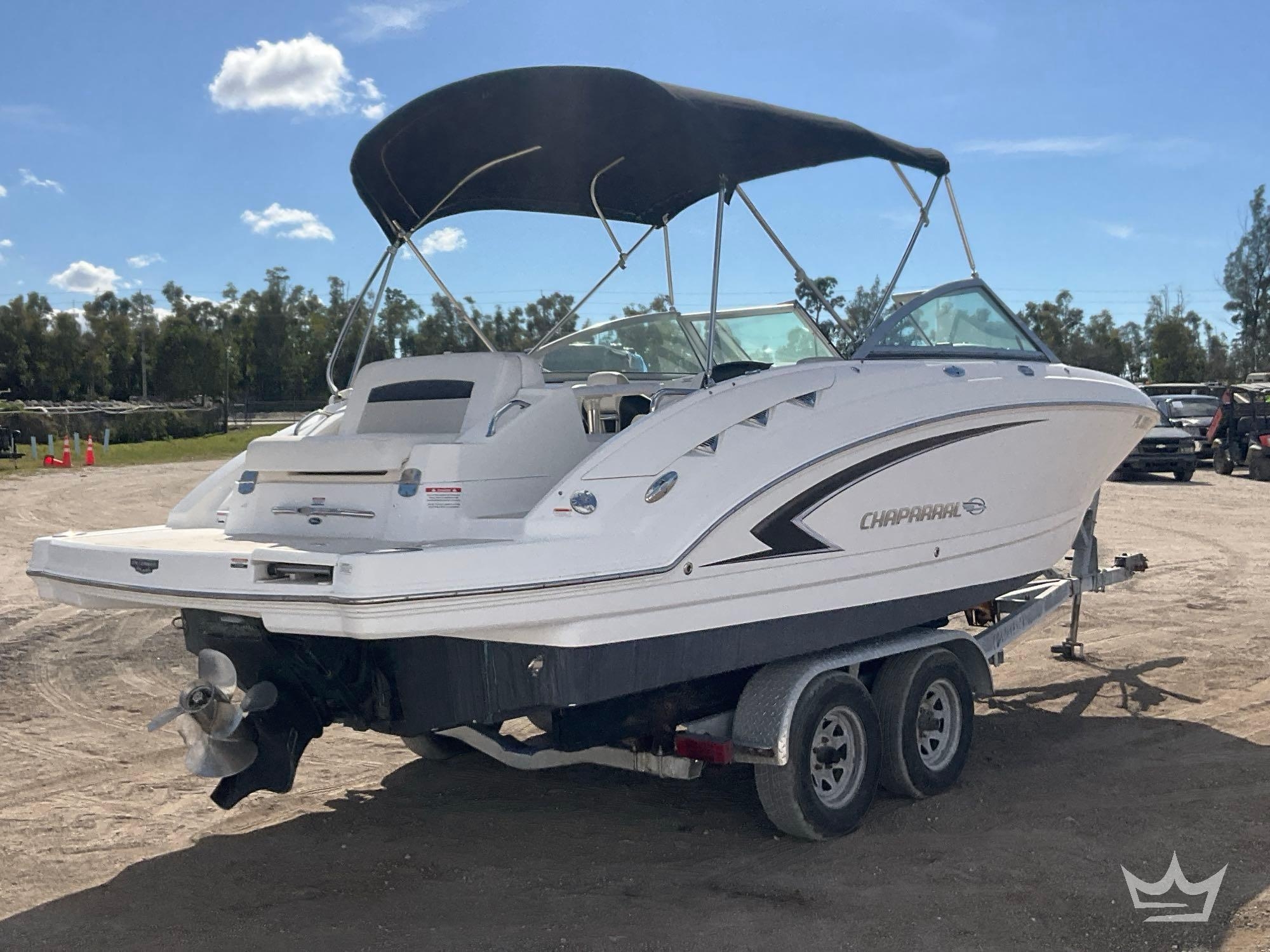 2012 Chaparral Sunesta Boat with 22ft. T/A Continental Boat Trailer (A61569)