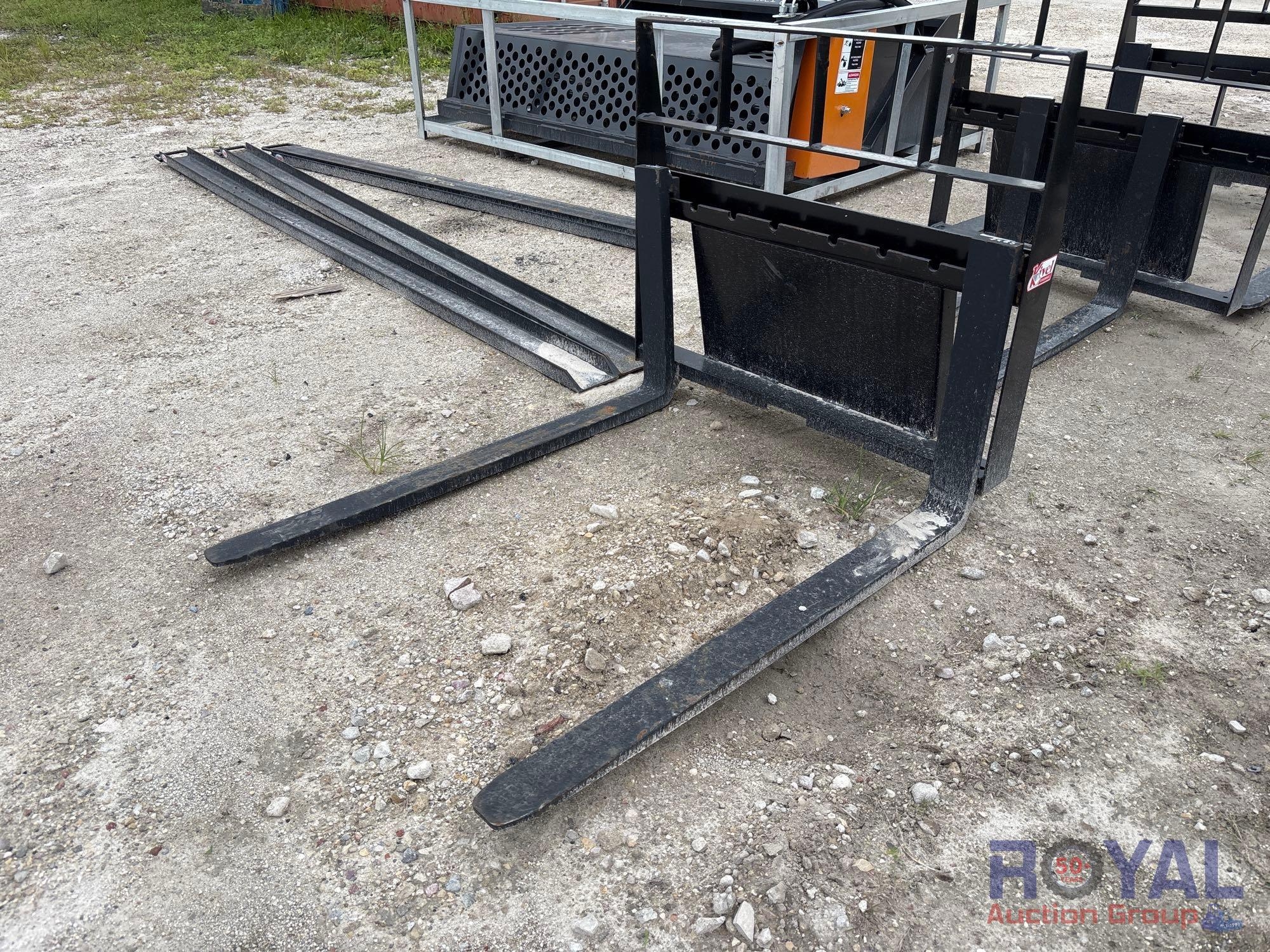 2025 Kivel Forks and Frame Mini Skid Steer Attachment (A53421)