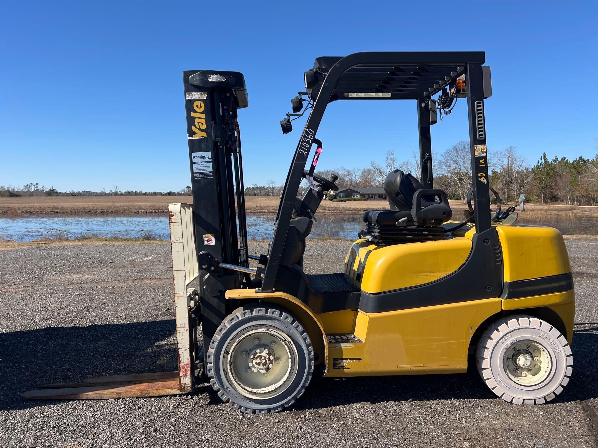 YALE 60 MX STRAIGHT MAST FORKLIFT (A63276)