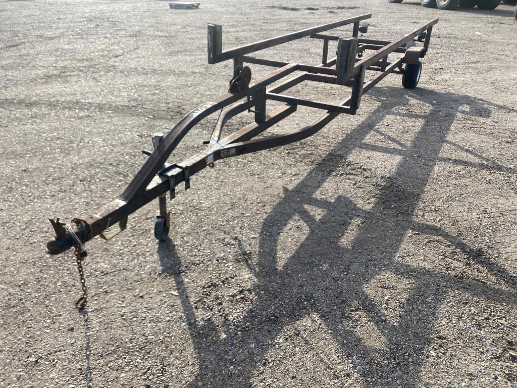 Boat Trailer for party barge (A50860)