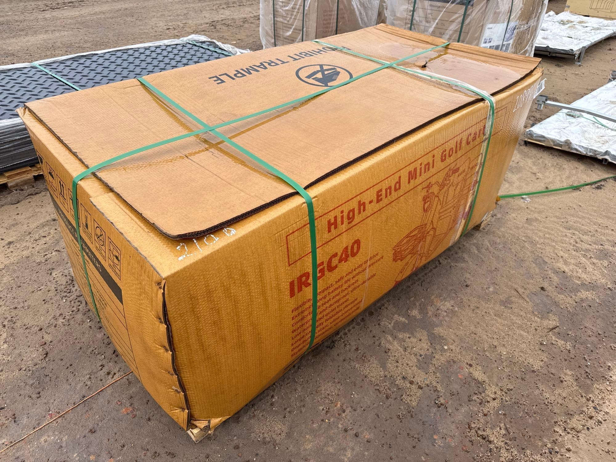 UNUSED IRGC40 HIGH-END ELECTRIC MINI GOLF CART (A62131)