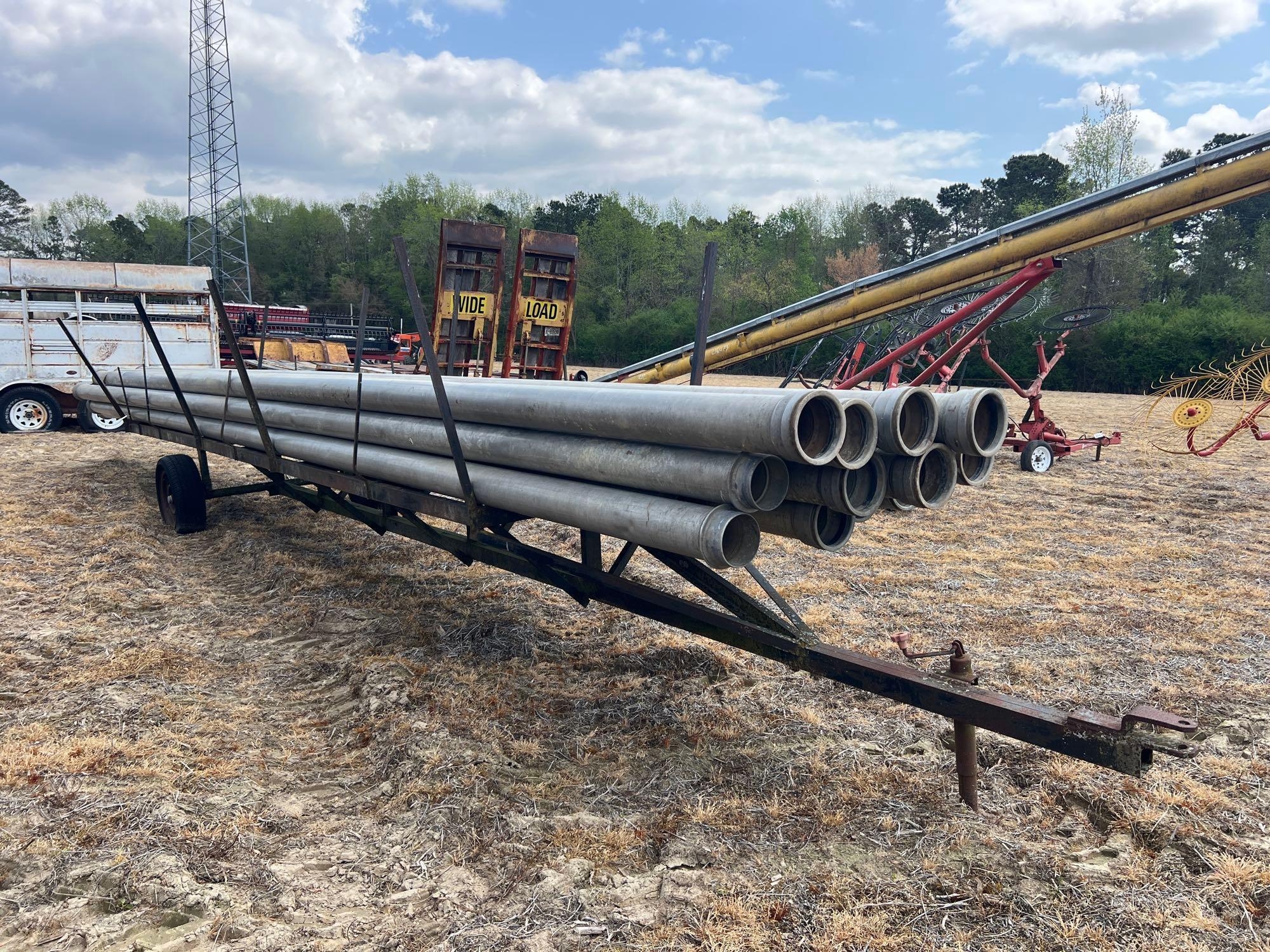 (APPROX. 450')LOT OF LATCH LOCK 6" IRRIGATION PIPE (A64278)