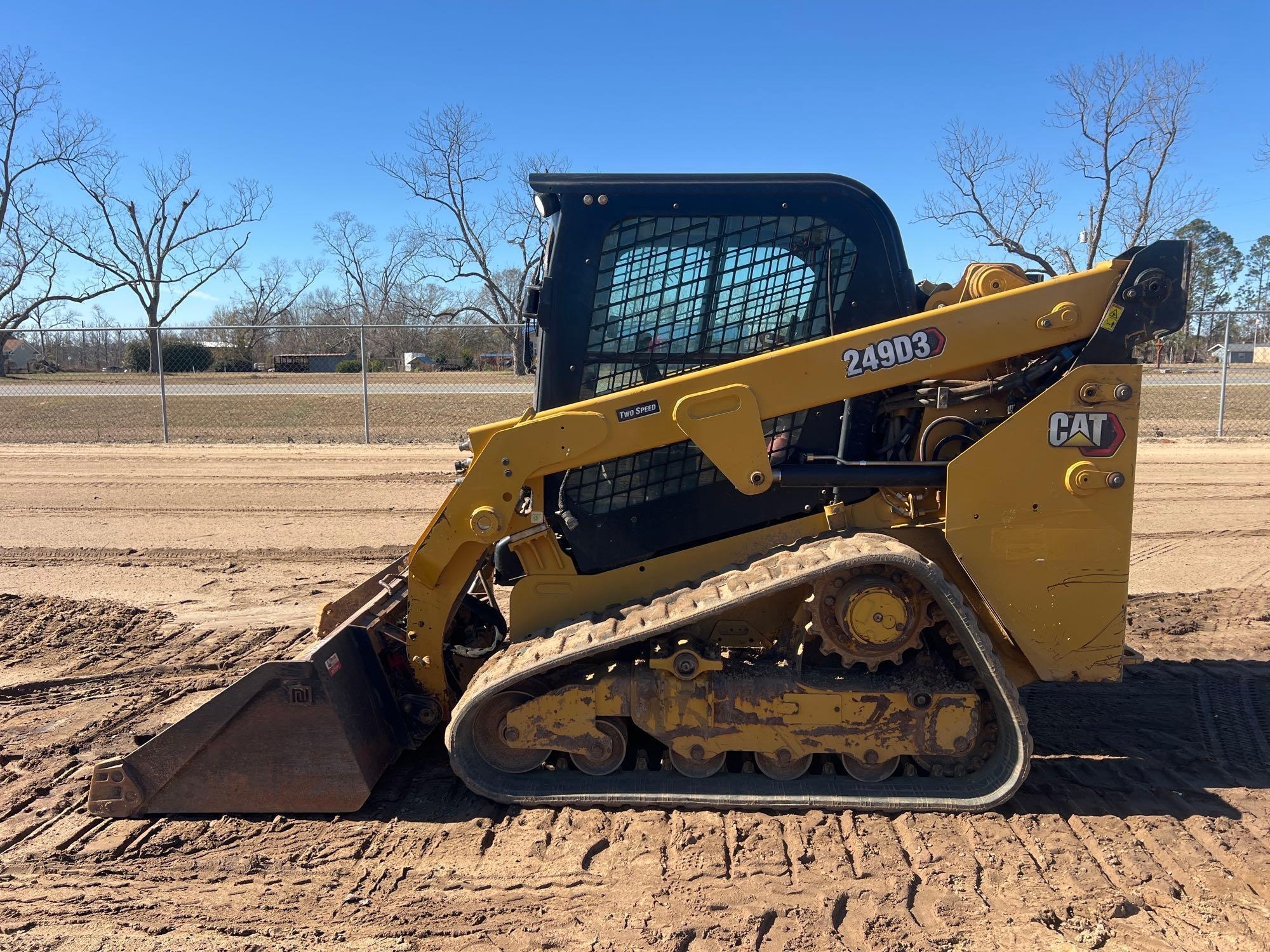 2020 CATERPILLAR 249D3 SKID STEER (A62129)