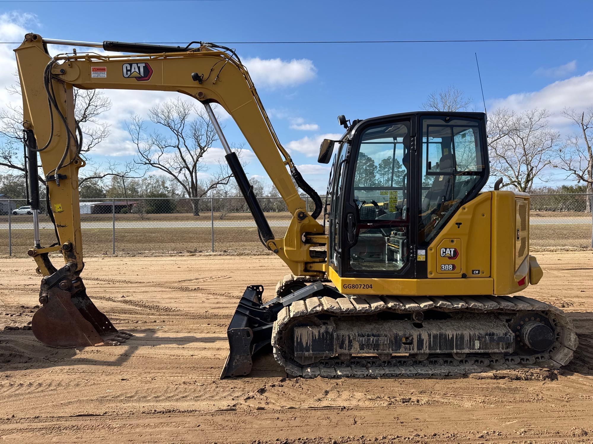 2023 CATERPILLAR 308 CR EXCAVATOR (A52709)