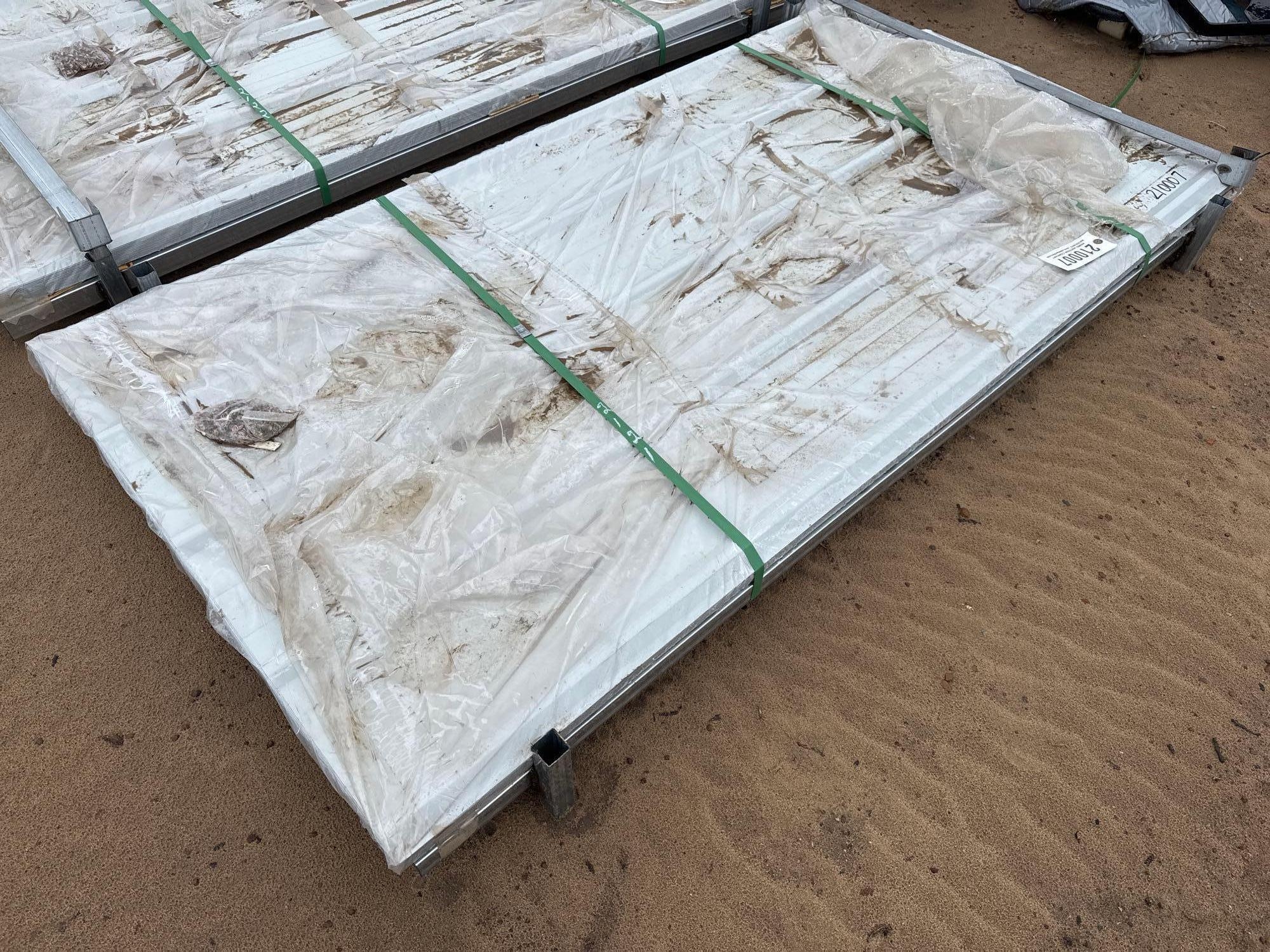 (APPROX. 100) UNUSED SDLANCH 6' CORRUGATED STEEL (A62131)