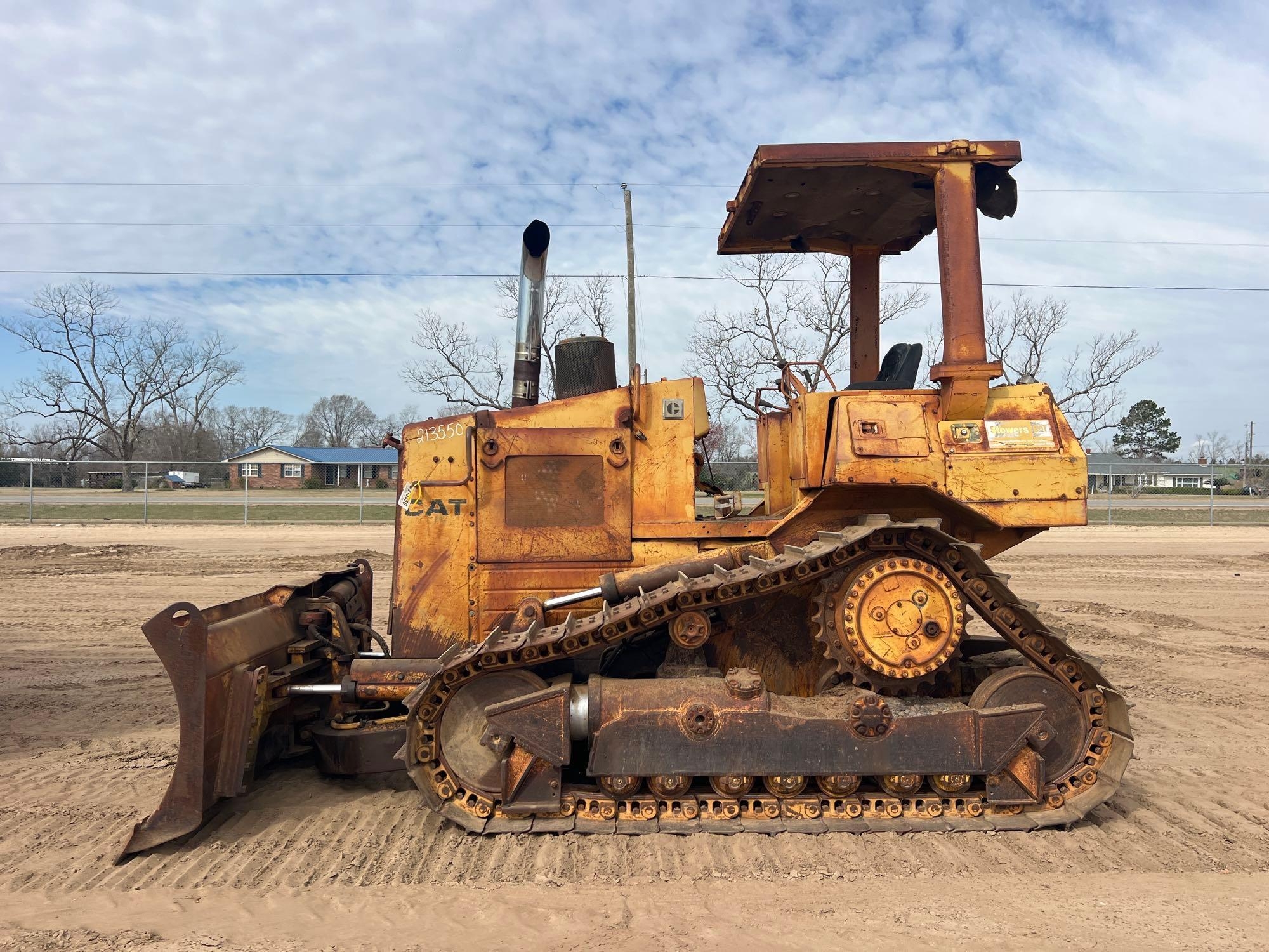 1986 CATERPILLAR D4H HI-TRACK CRAWLER DOZER (A64279)