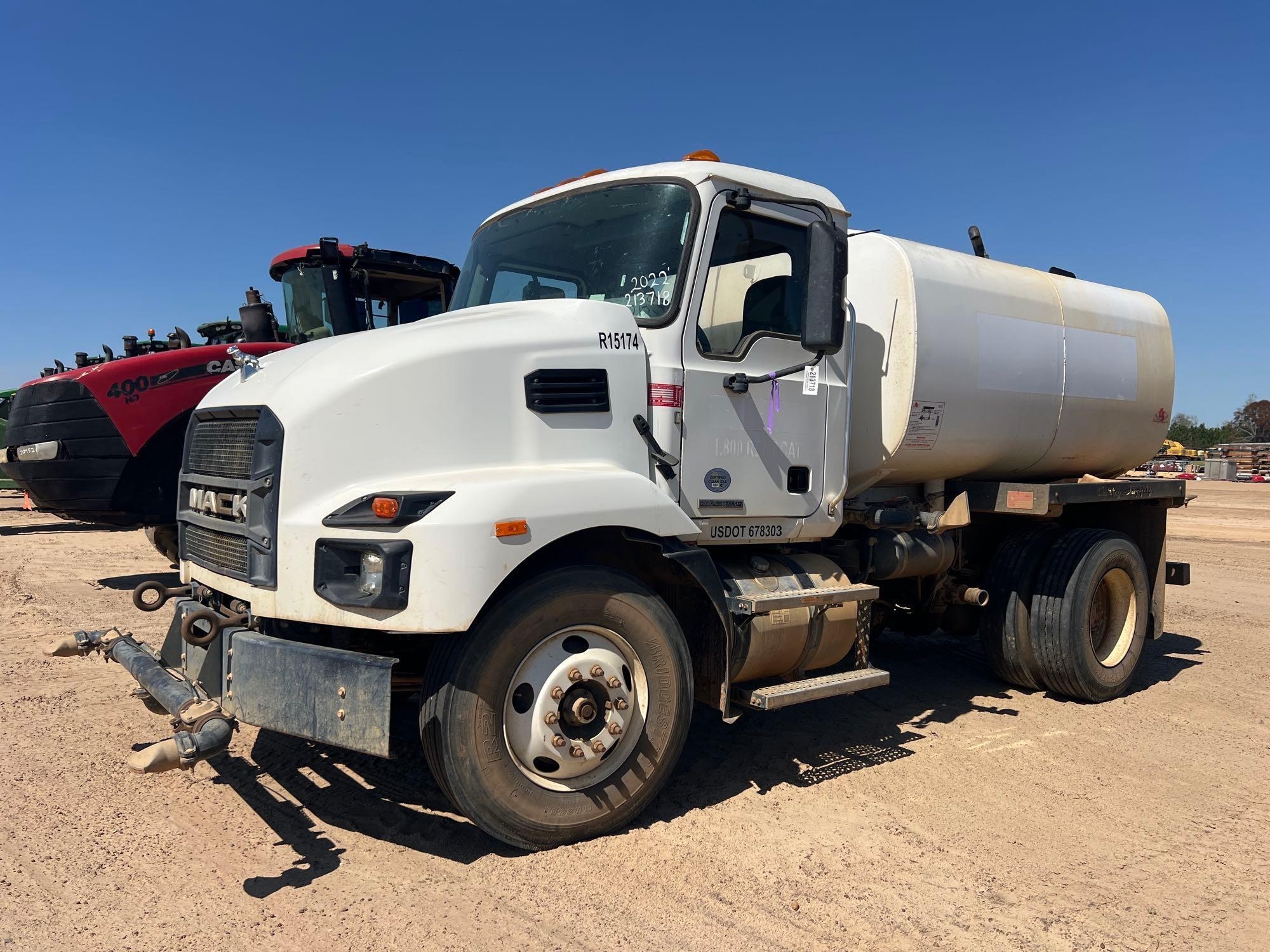 (INOP) 2022 MACK MD6 WATER TRUCK (A65054)