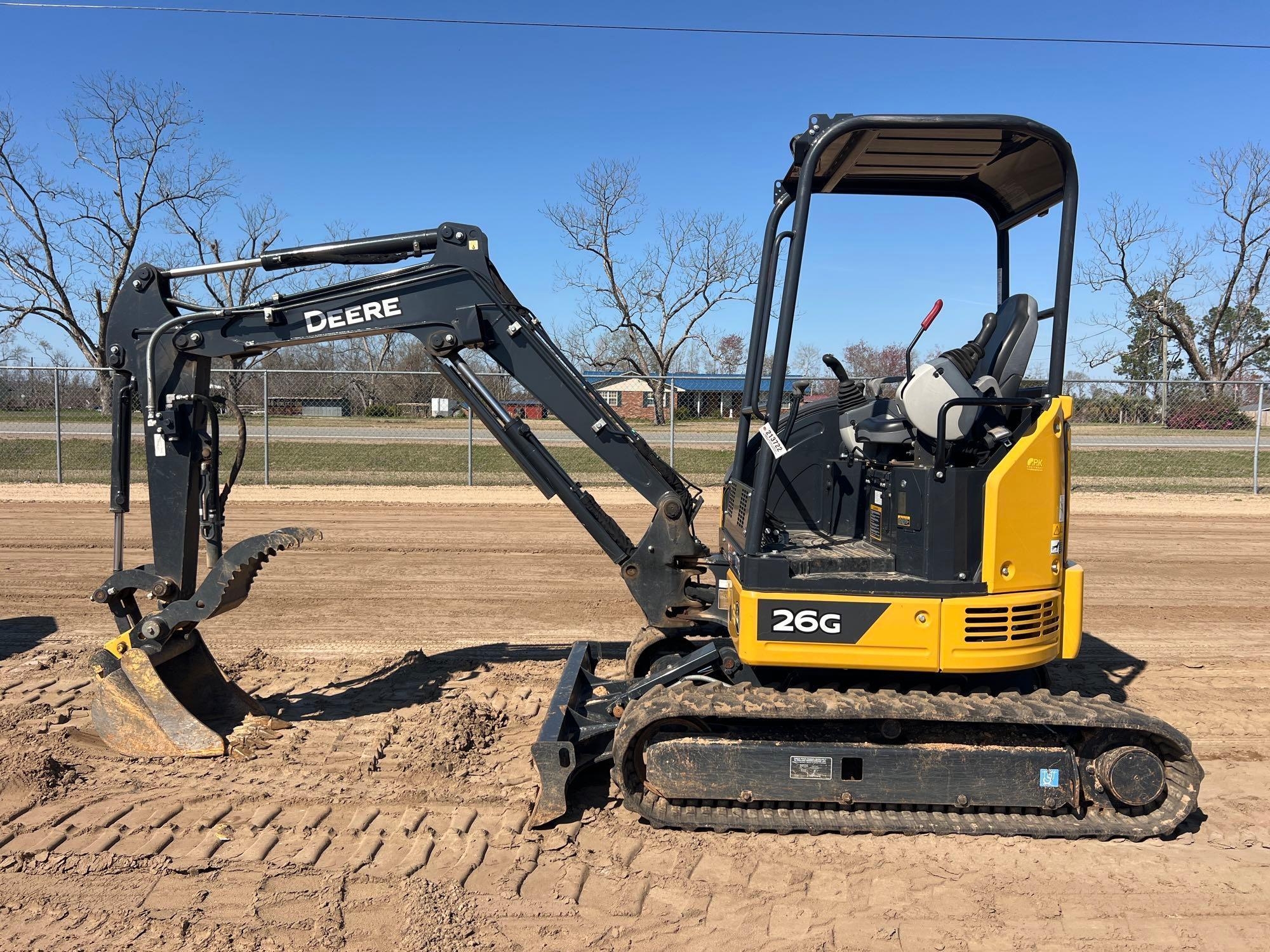 2022 JOHN DEERE 26G EXCAVATOR (A64279)