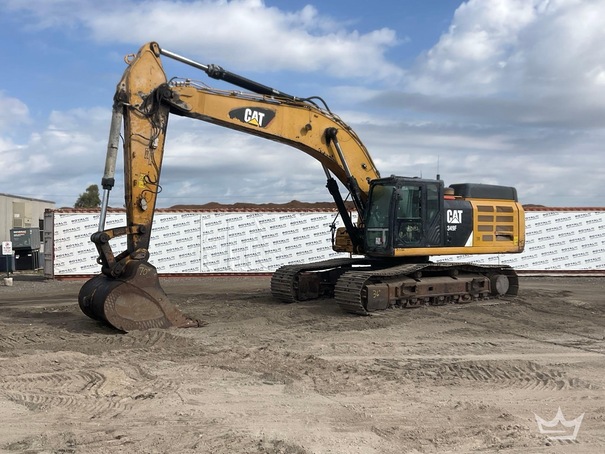 2017 Caterpillar 349FL Hydraulic Excavator (A61572)