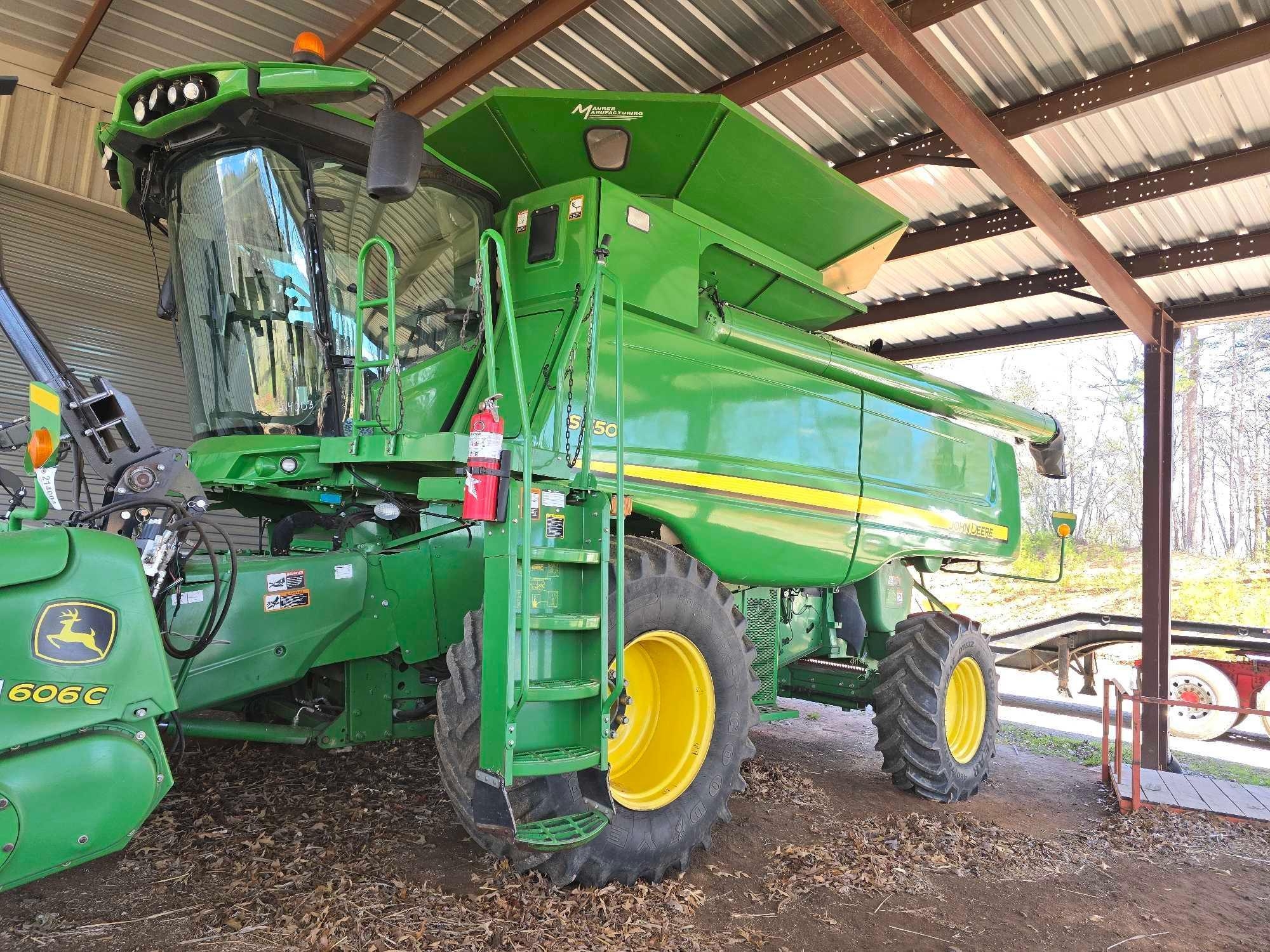 2013 JOHN DEERE S550 GRAIN COMBINE (A64277)