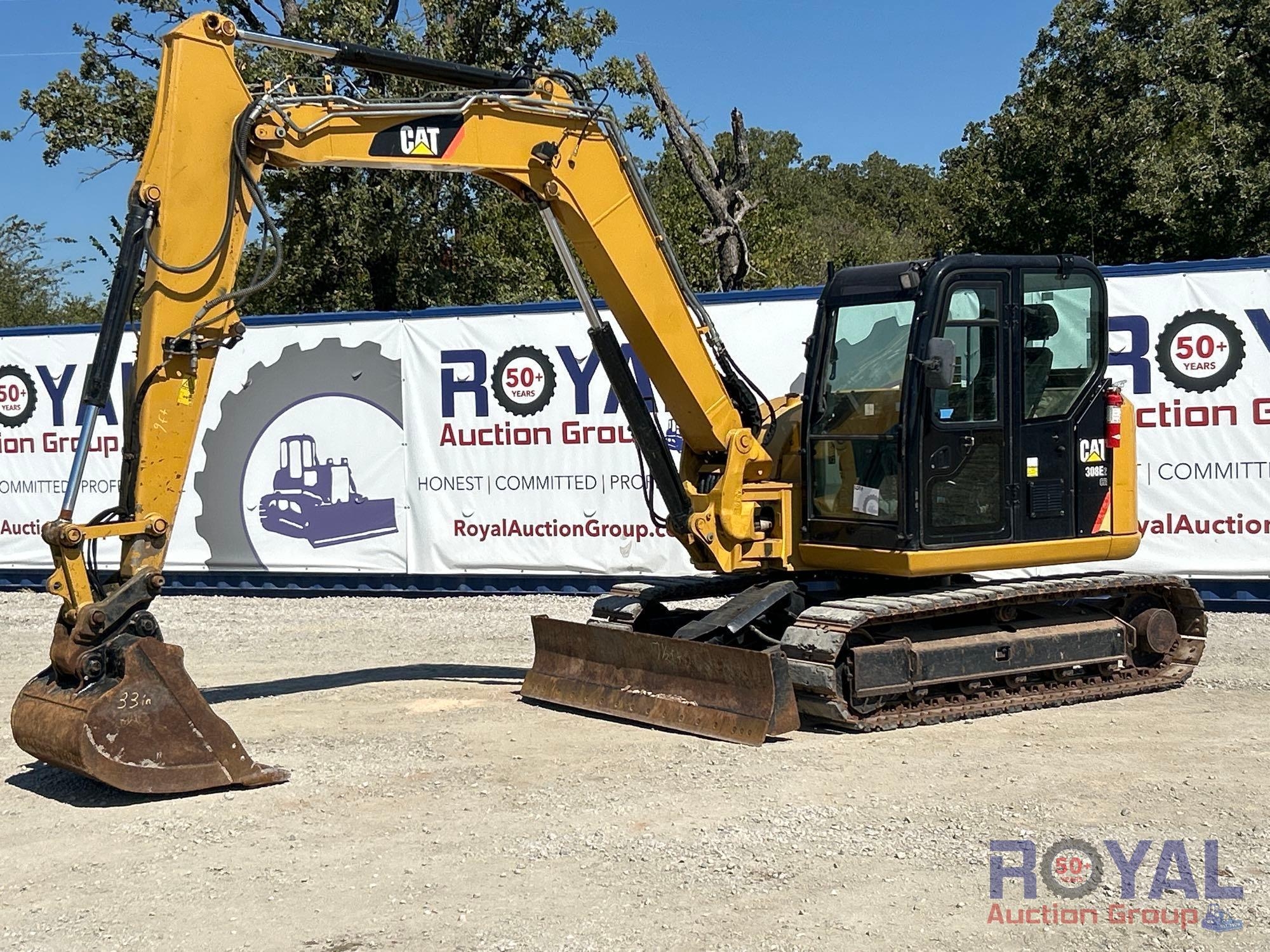 2018 Caterpillar 308E2 CR Midi Excavator (A55973)