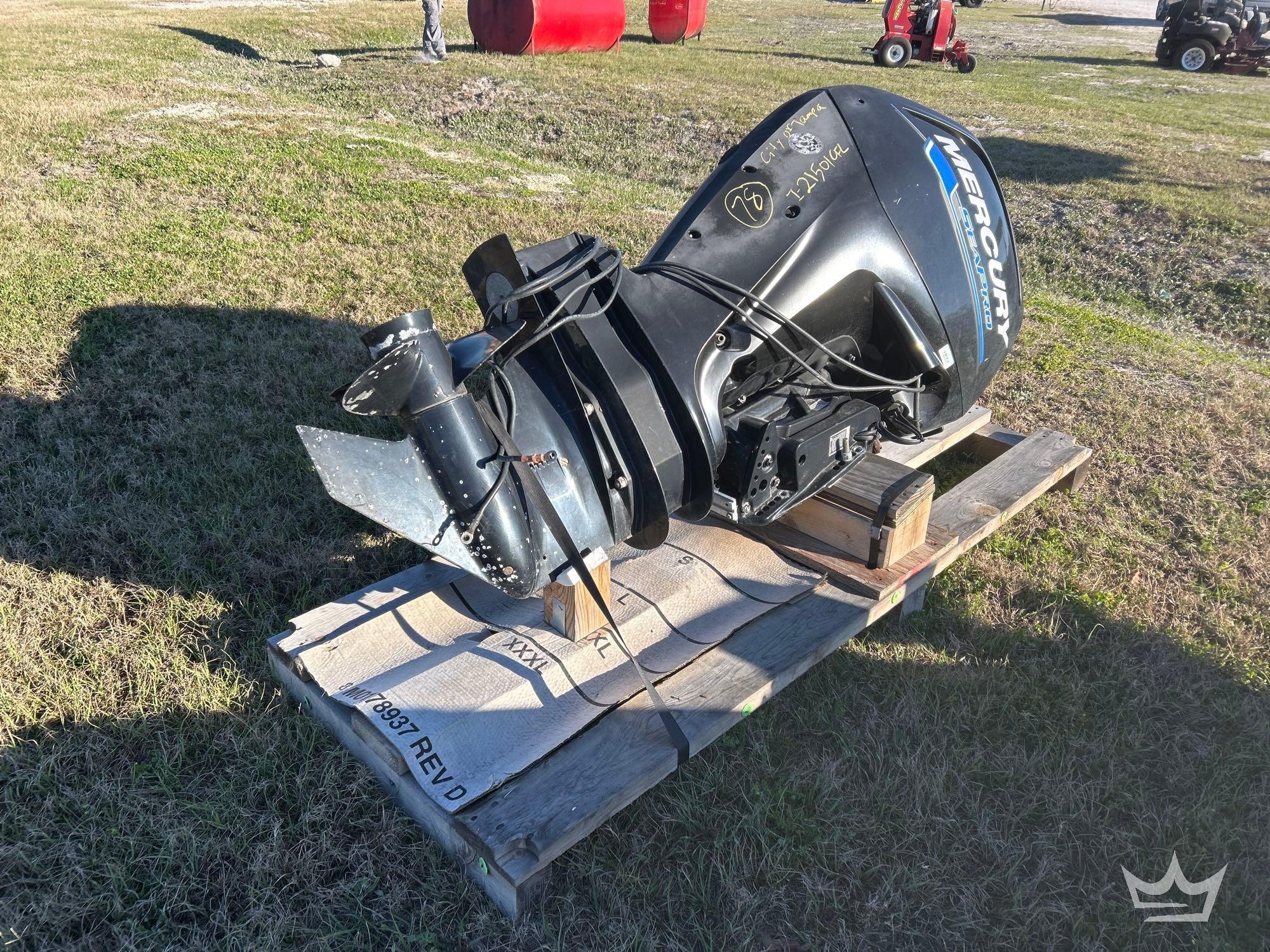 2017 Mercury SeaPro Outboard Boat Motor (A61574)