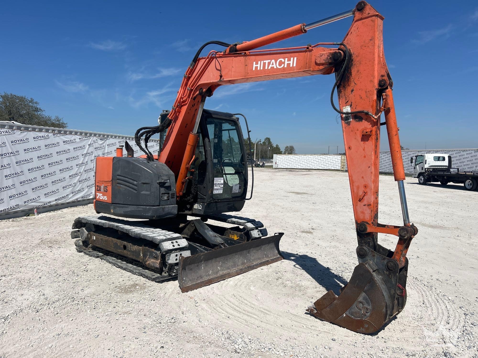 2015 Hitachi ZX75US Midi Excavator (A64553)