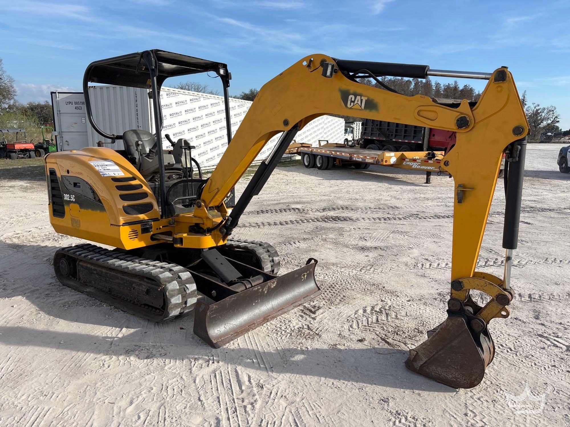 2012 Caterpillar 302.5C Mini Excavator (A61572)