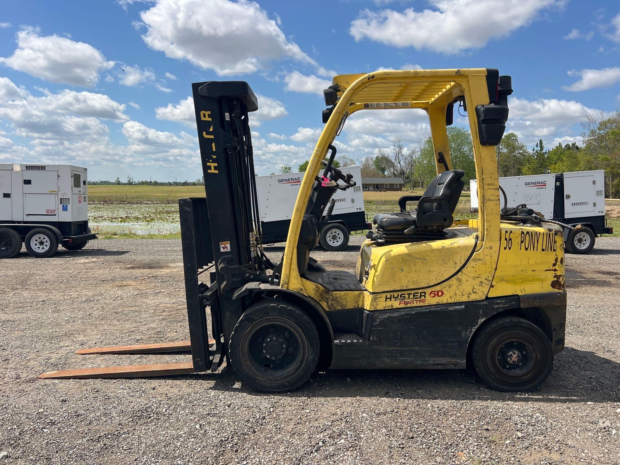 2017 HYSTER H60FT STRAGHIT MAST FORKLIFT (A63276)