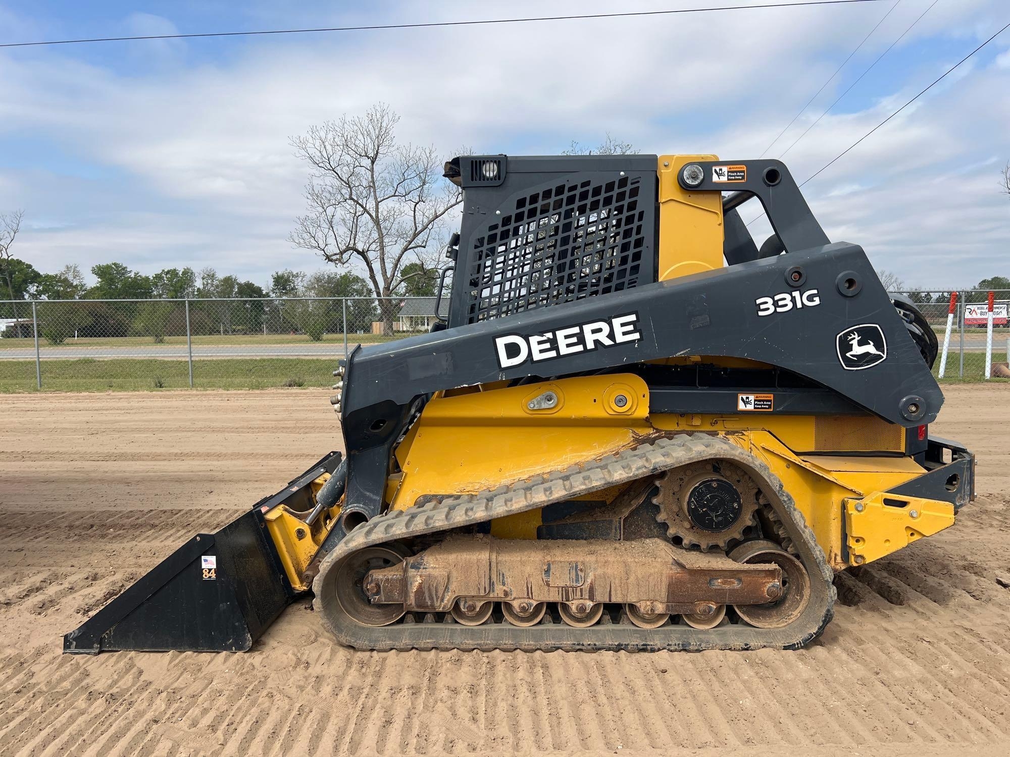 2019 JOHN DEERE 331G SKID STEER (A65053)