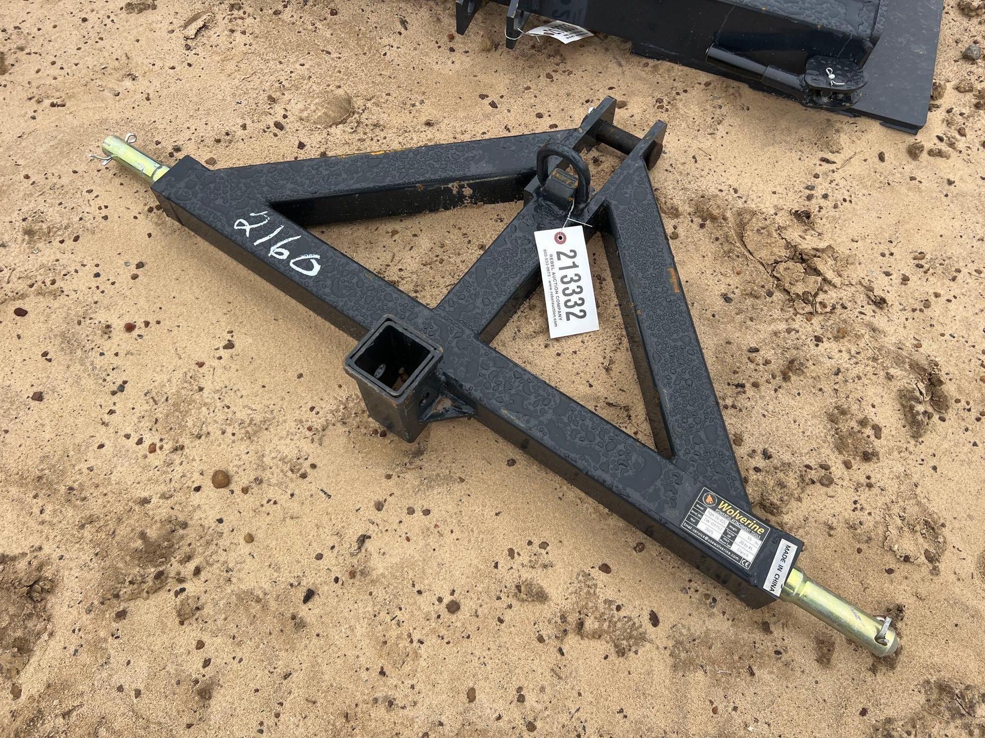 UNUSED WOLVERINE 3PT QUICK HITCH (A64281)