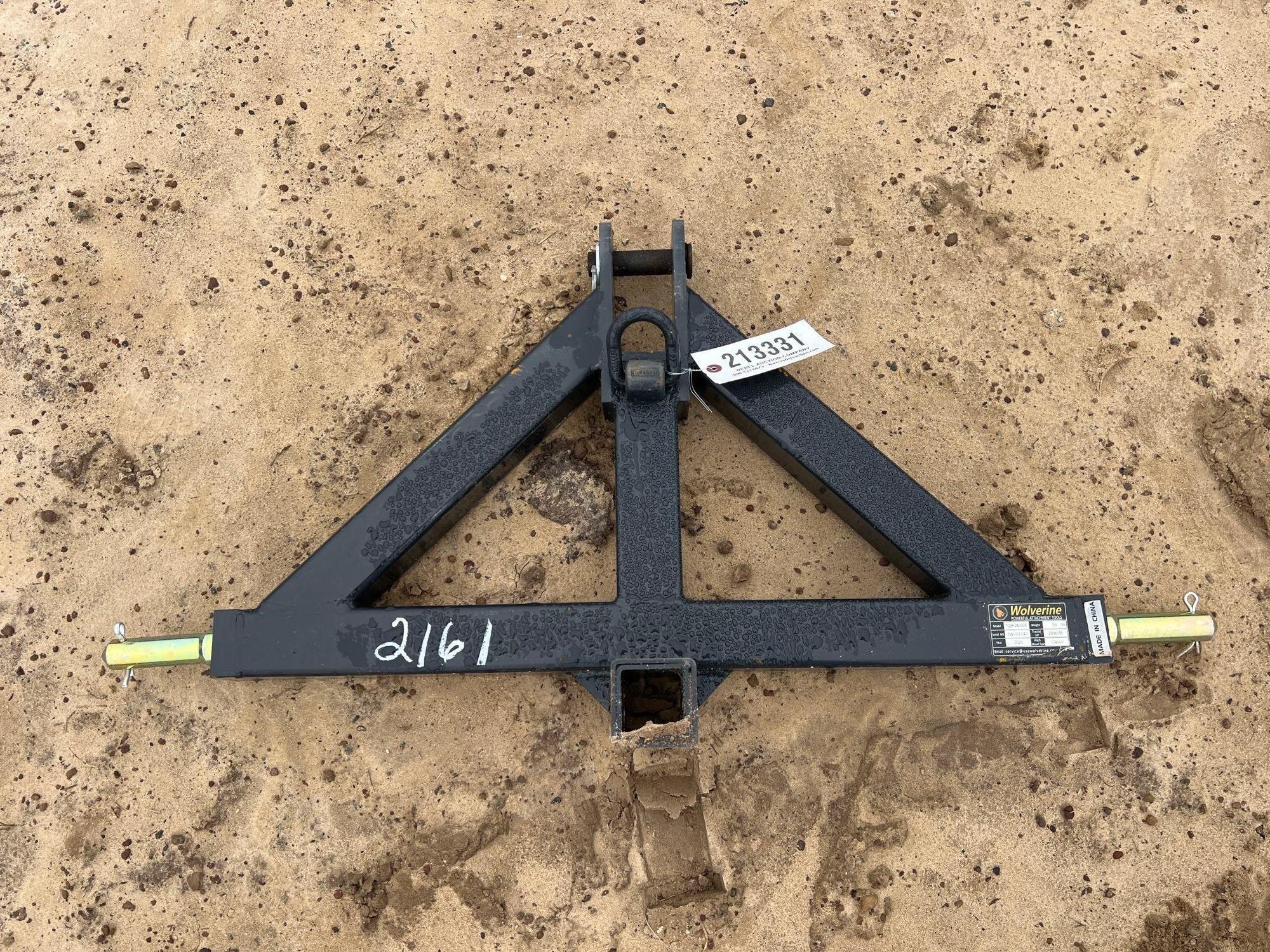 UNUSED WOLVERINE 3PT QUICK HITCH (A64281)