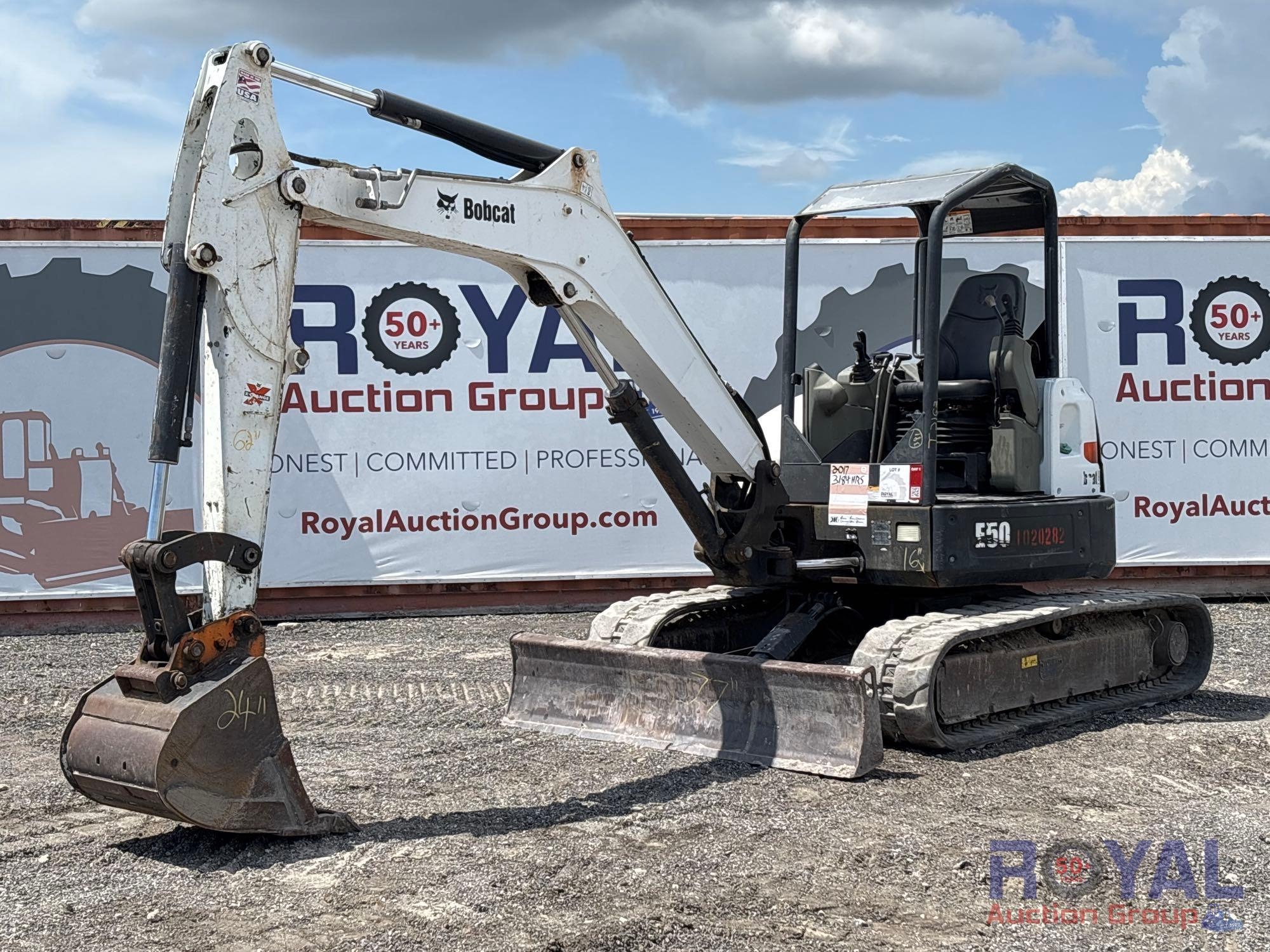 2017 Bobcat E50 Mini Excavator (A46683)