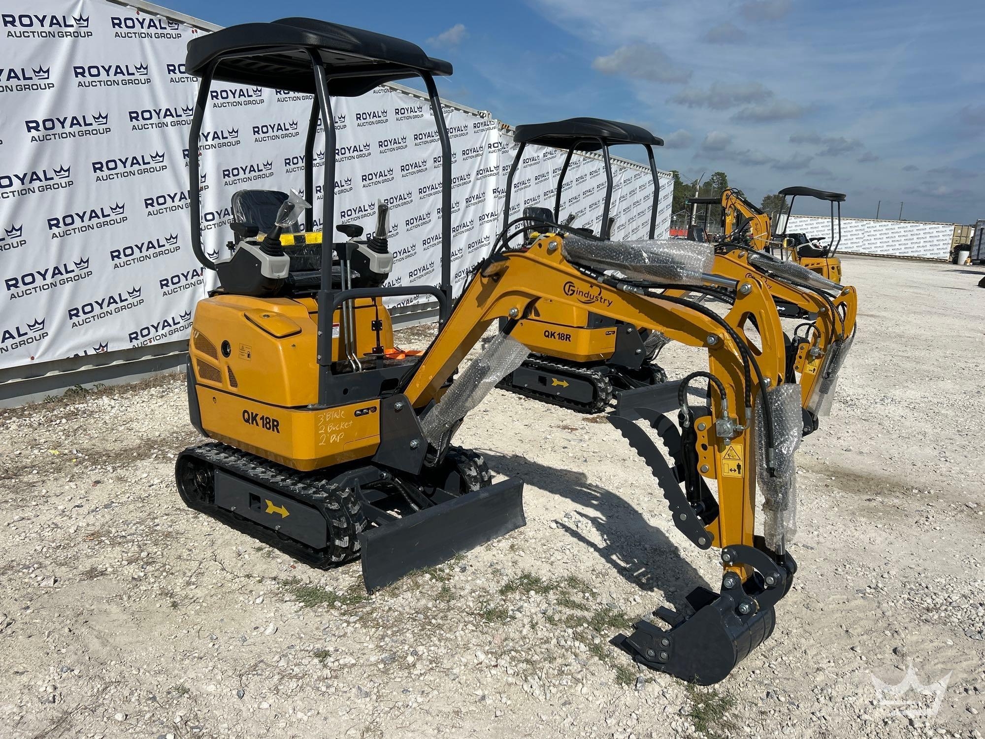 2025 CFG Industrial QK18R Mini Excavator (A59228)