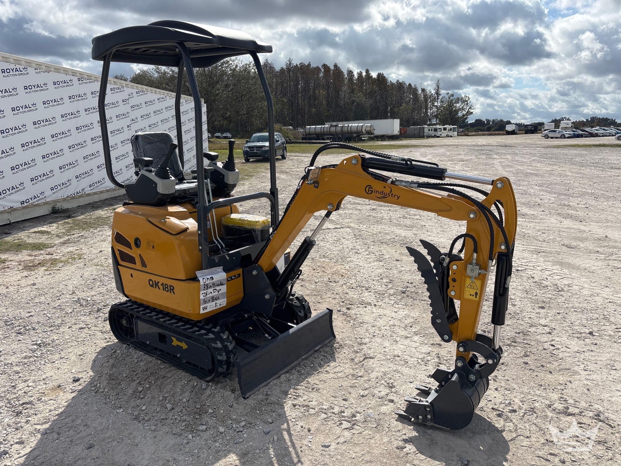 2025 CFG Industrial QK18R Mini Excavator (A59228)