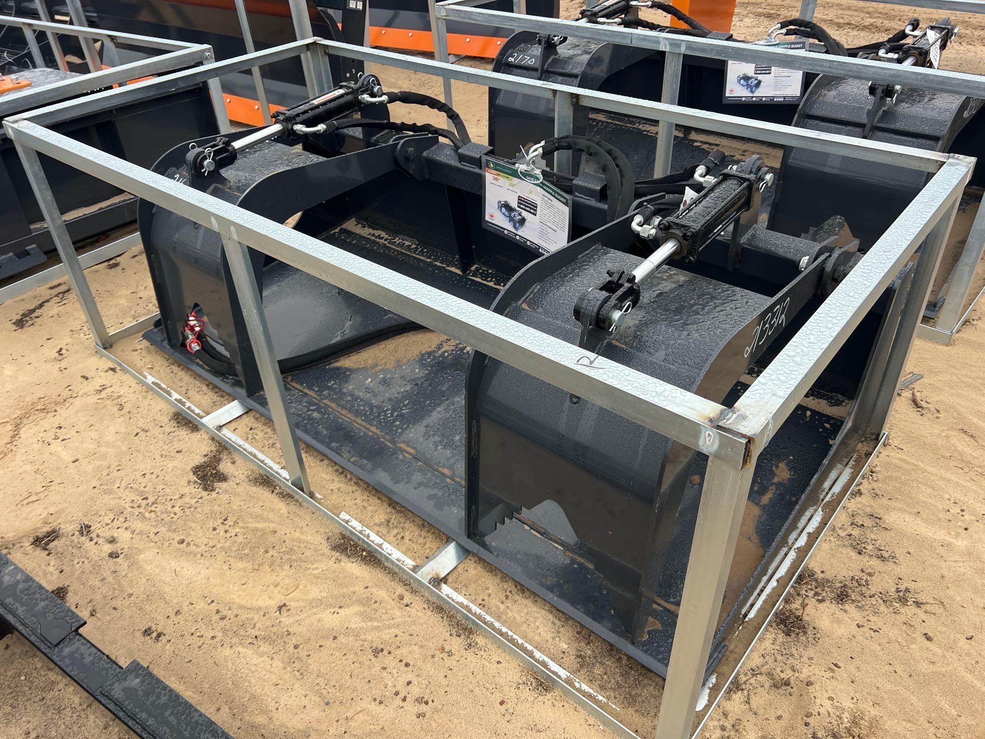 UNUSED WOLVERINE HYD GRAPPLE BUCKET (A64281)