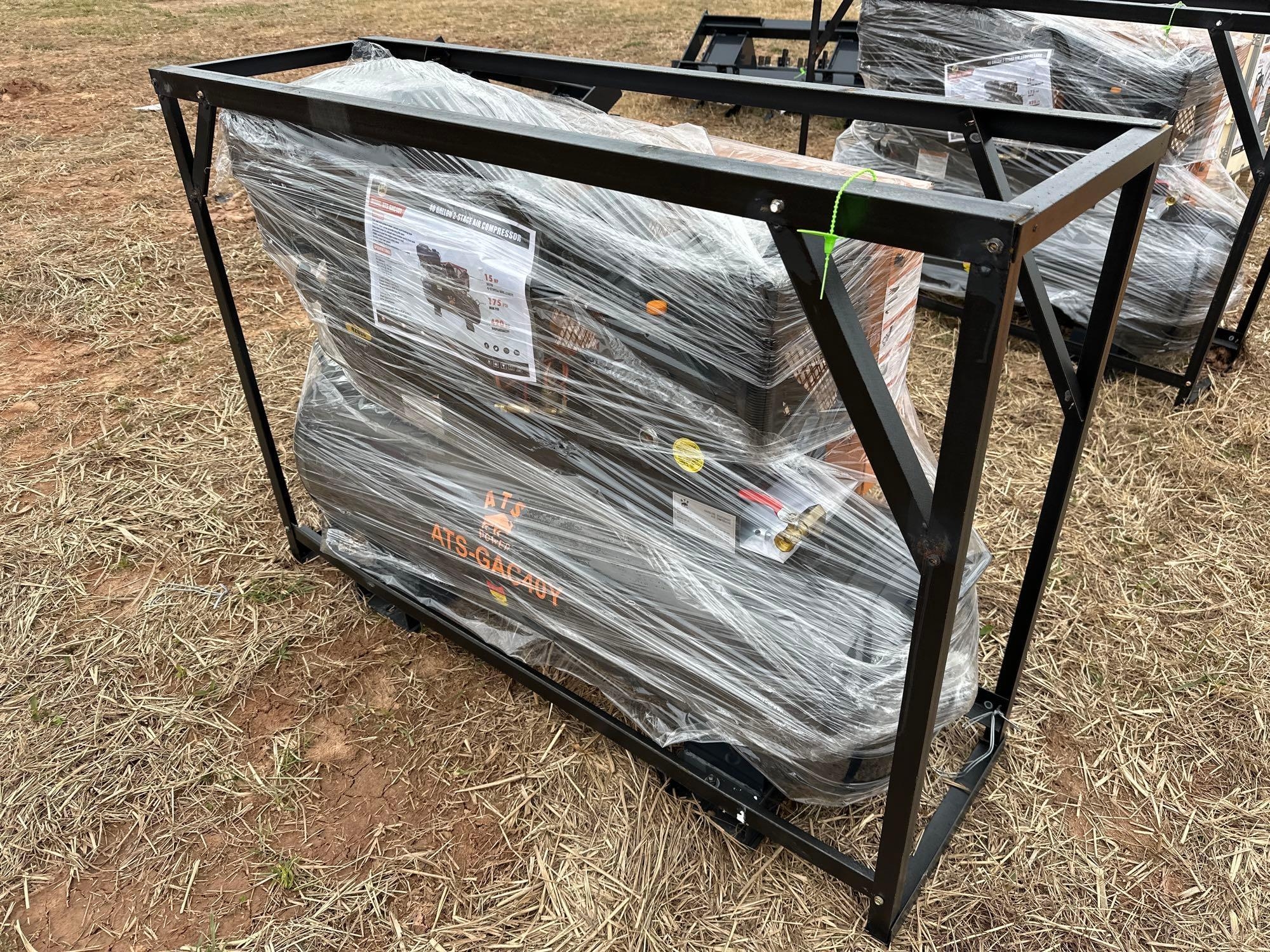 New/Unused ATS 40 Gallon Two Stage Air Compressor (A61166)