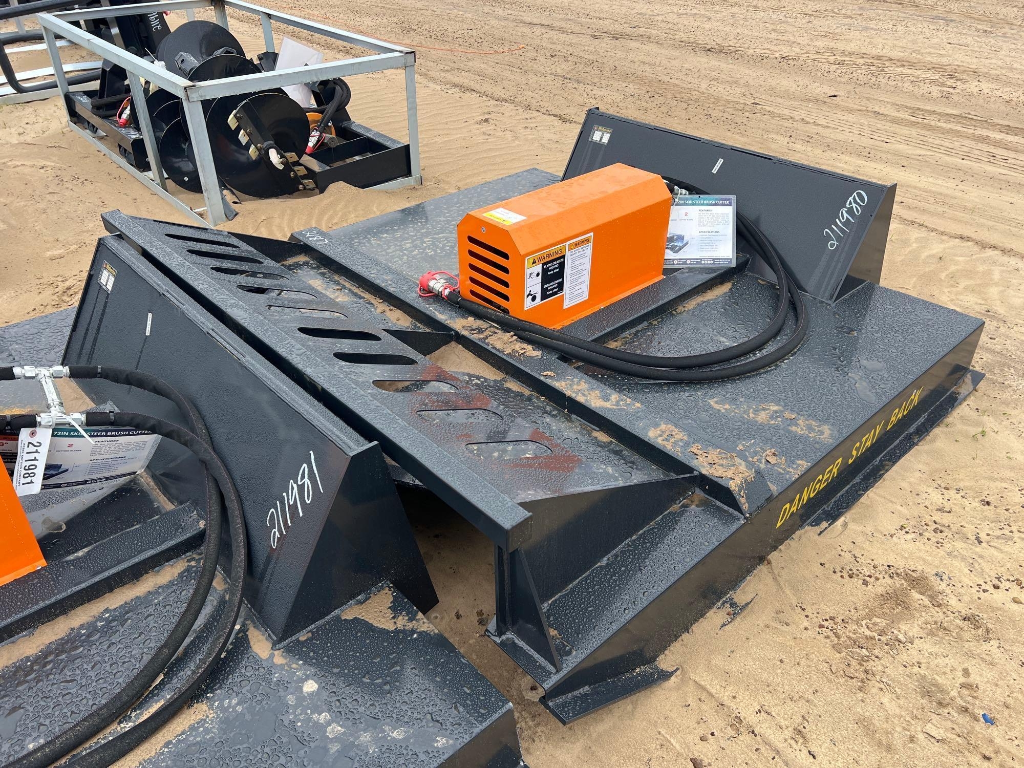 UNUSED WOLVERINE HYD BRUSH CUTTER (A64281)