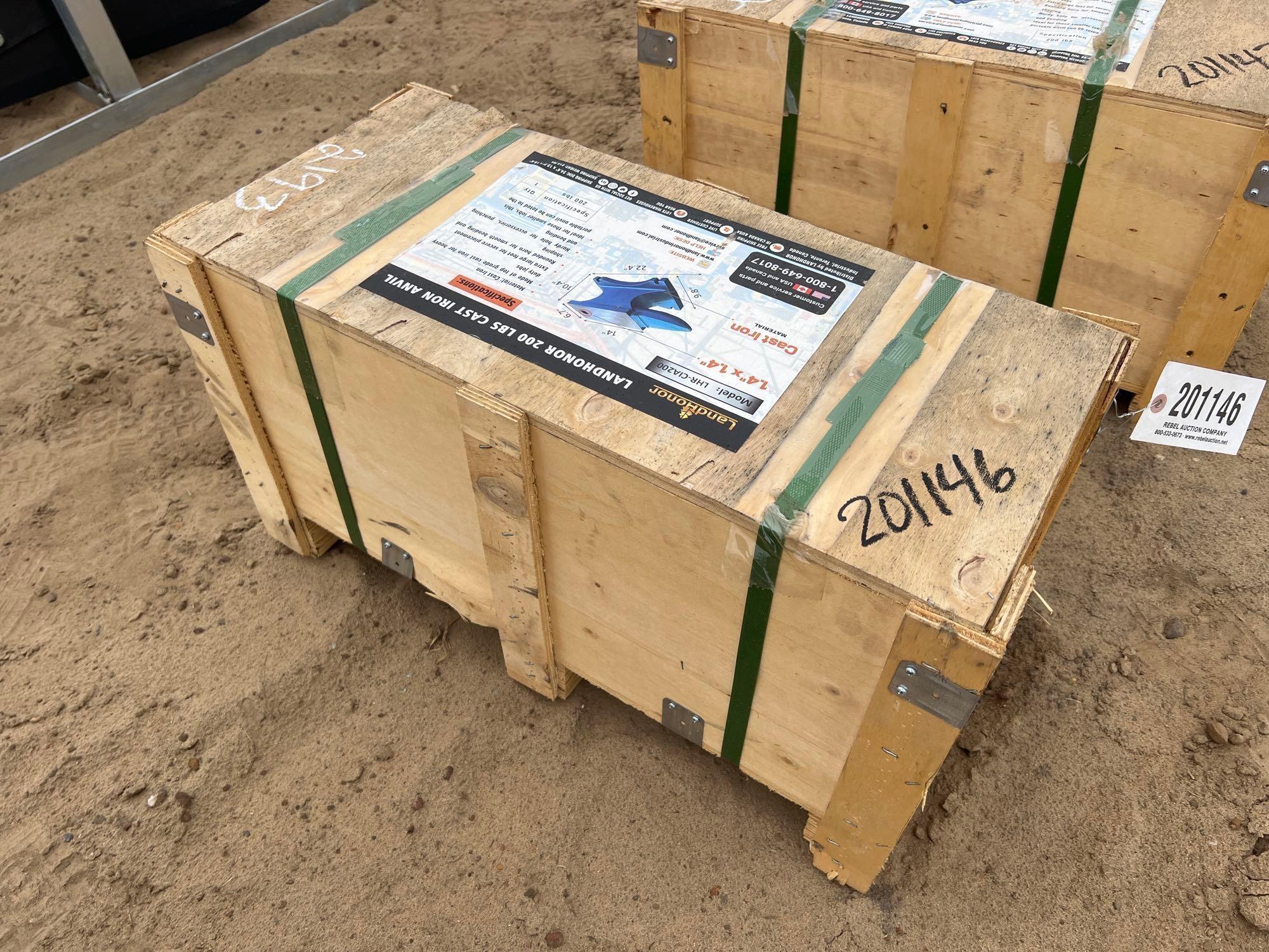 UNUSED LANDHONOR LHR-CIA200 - 200# CAST IRON ANVIL (A54757)