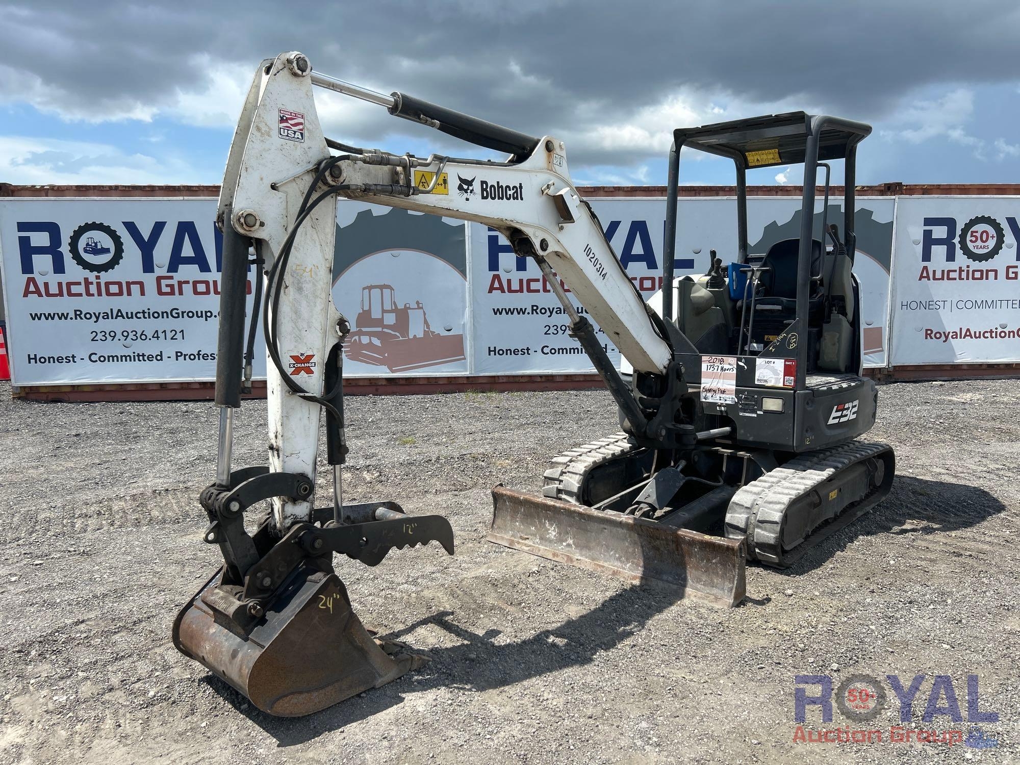 2018 Bobcat E32 Mini Excavator (A46683)