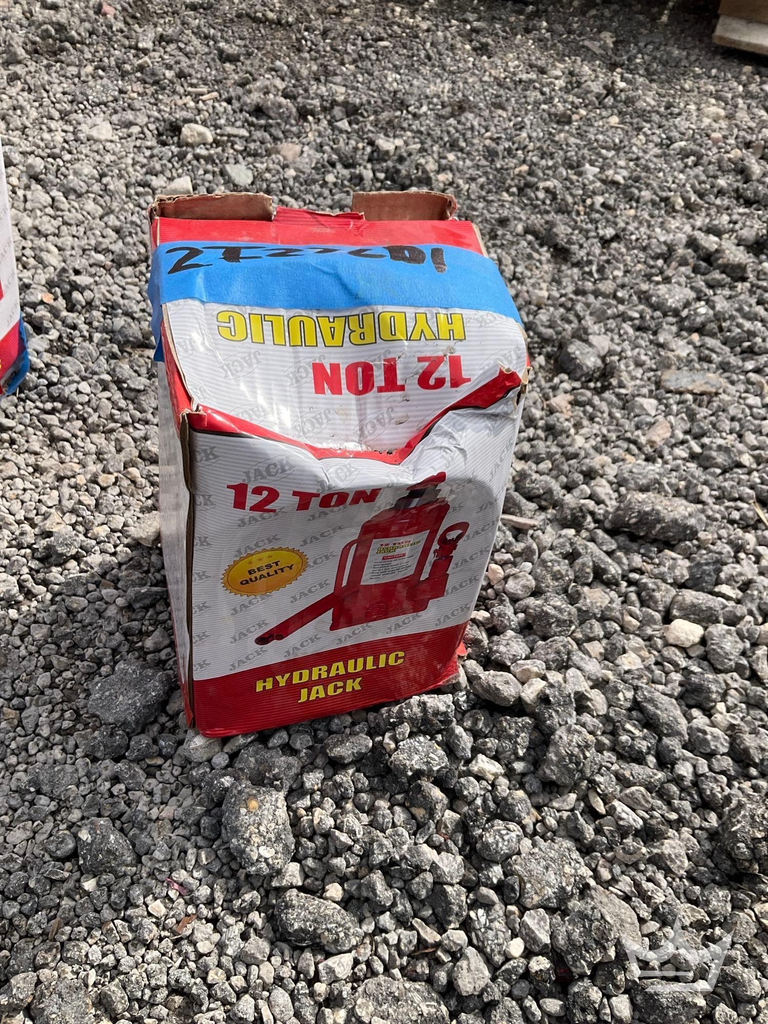 12 Ton Hydraulic Bottle Jack (A61567)