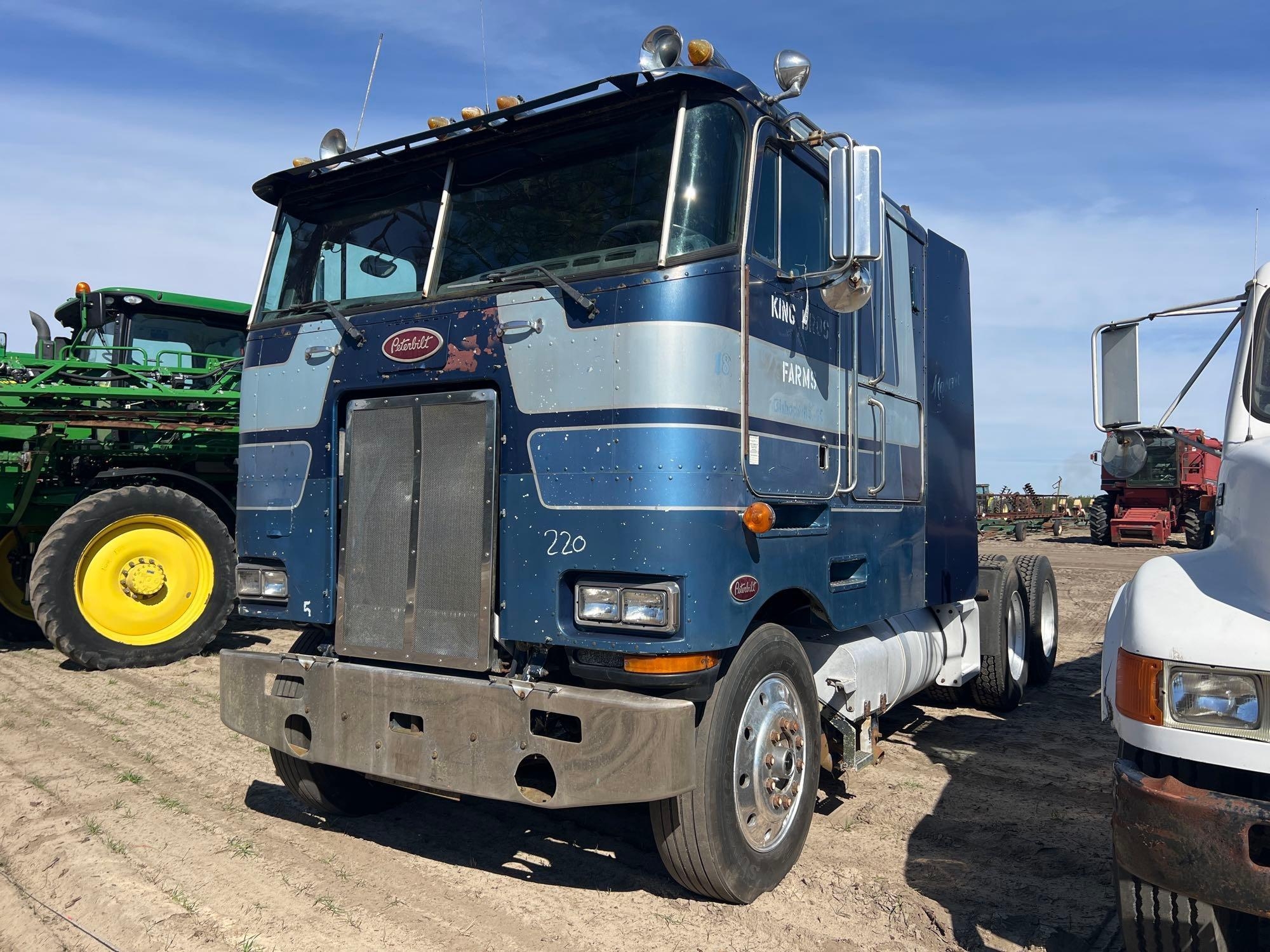 1987 PETERBILT 362 CAB OVER ROAD TRACTOR (A63290)