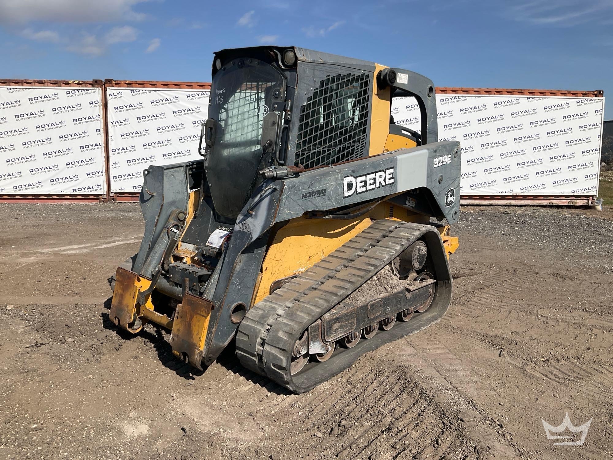 2013 John Deere 329E High Flow Compact Track Loader Skid Steer (A61567)